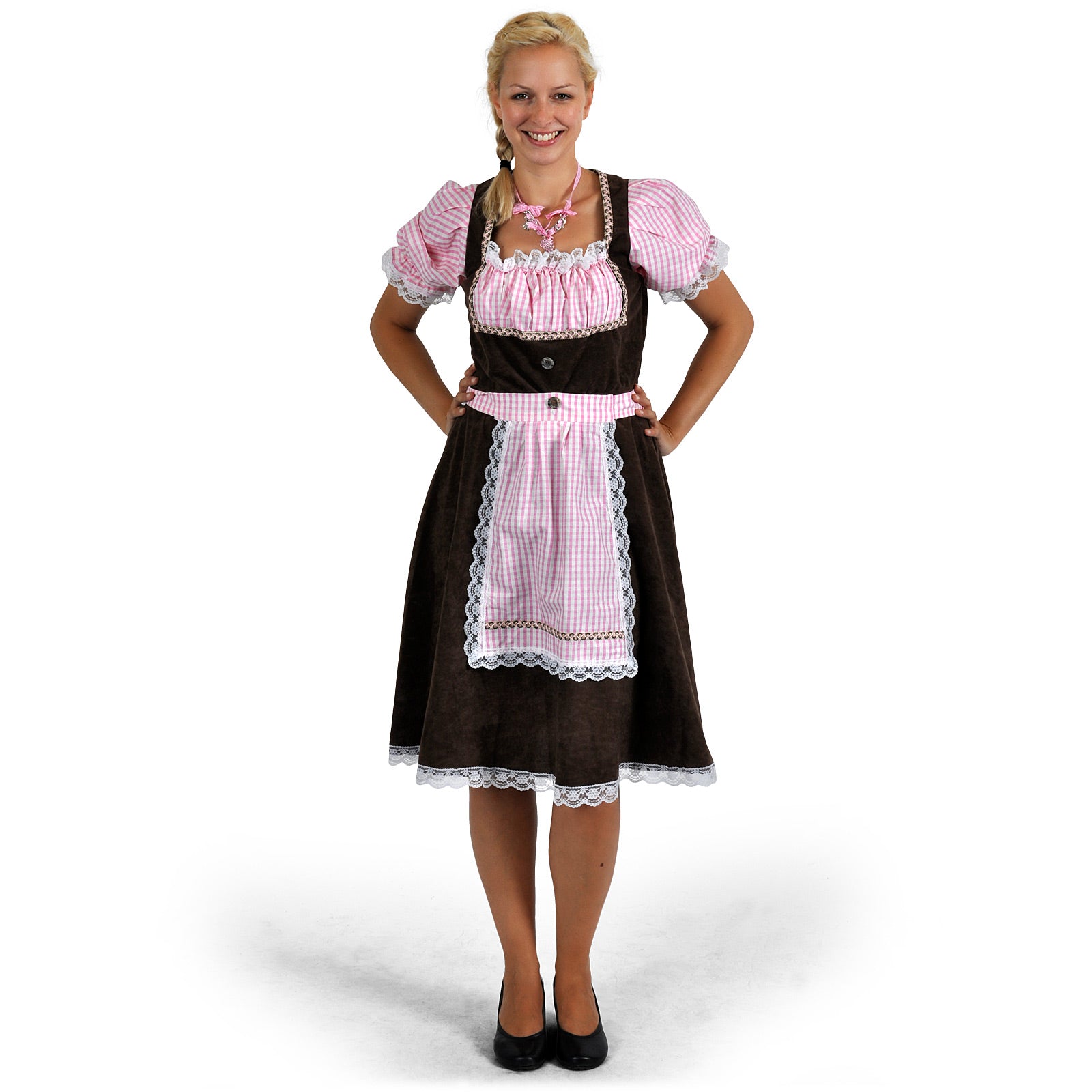 dirndl dresses Resi Dirndl, Traditional Costume with Lace – Elbenwald April '26 Collection ARKET v back Bubble Dirndl Dress + Blouse Taille:4XL