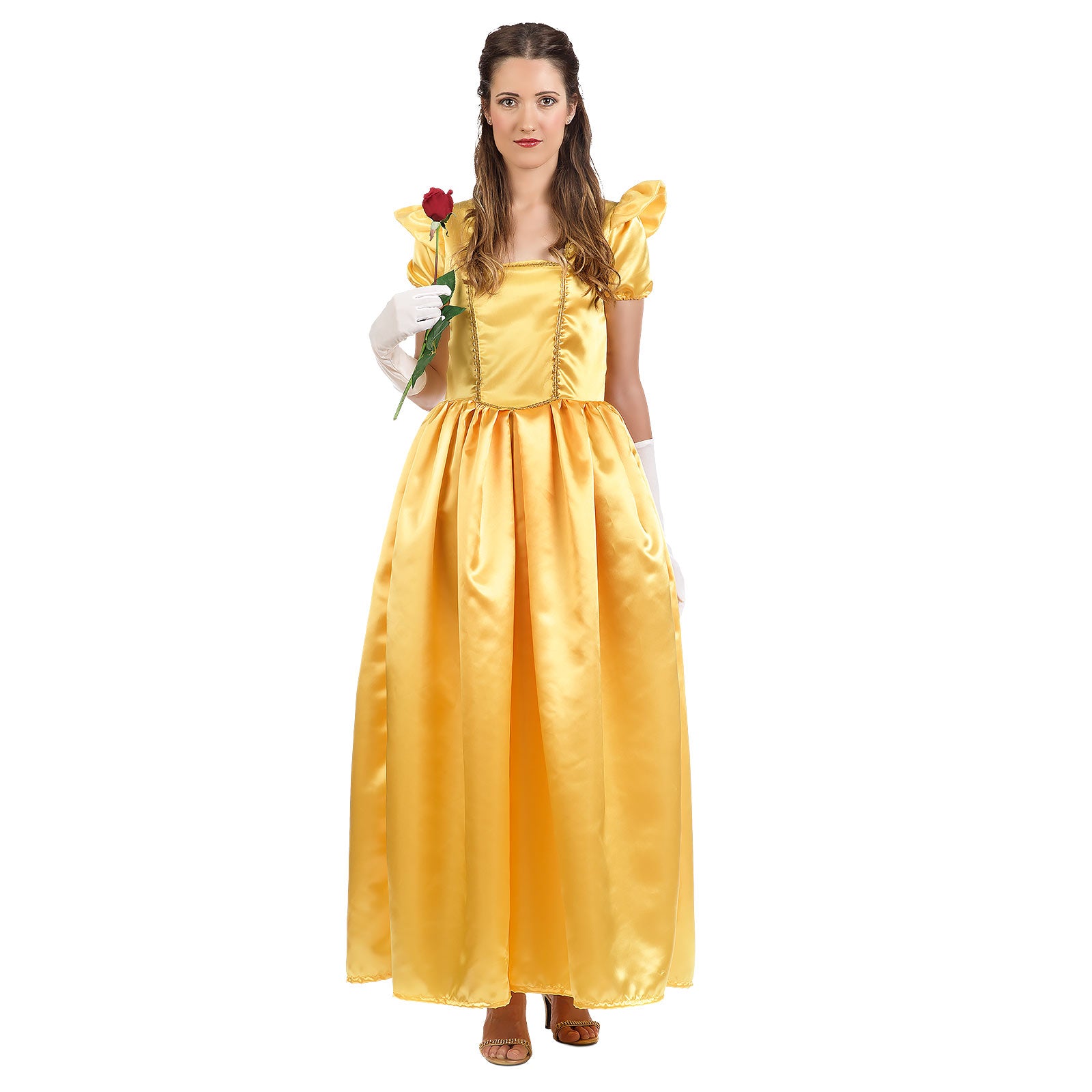 belle dress ladies Costume Women – Elbenwald Pink Fuchsia Maxi Dress