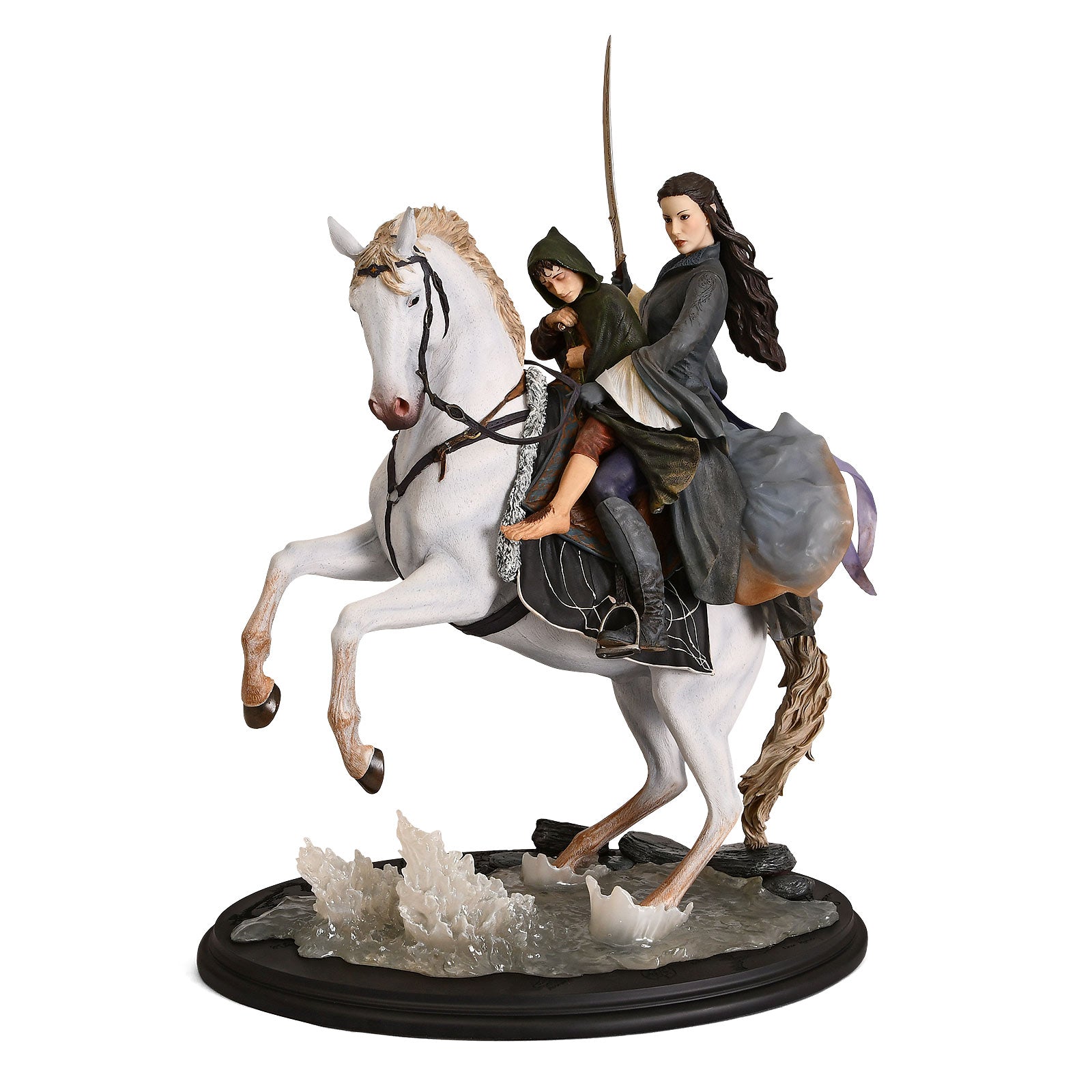 ロードオブザリング　ARWEN & ASFALOTH HORSE The Lord of the Rings - Arwen & Frodo on Asfaloth Figure 48 cm