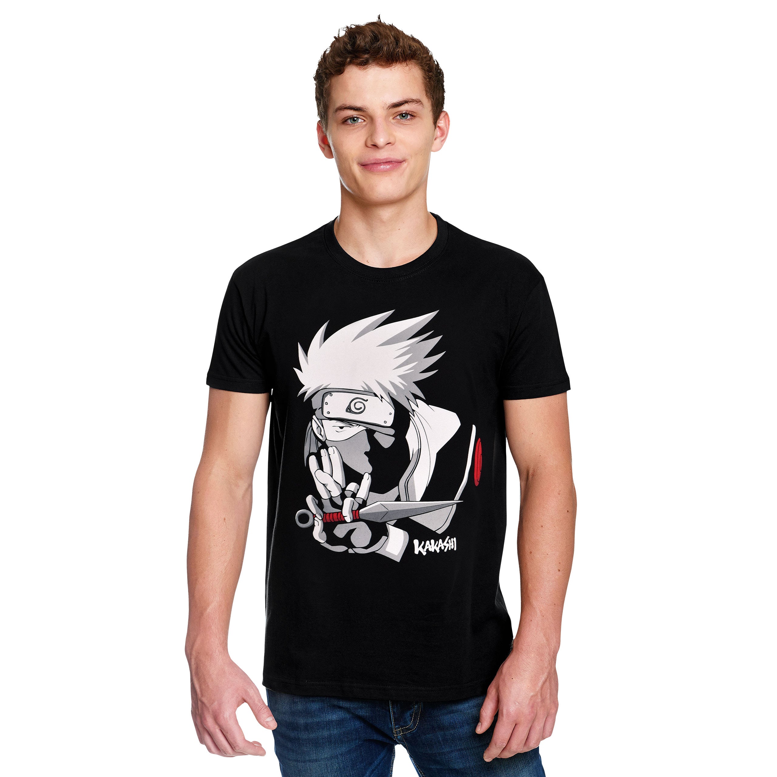 Naruto - Kakashi Hatake T-Shirt black – Elbenwald