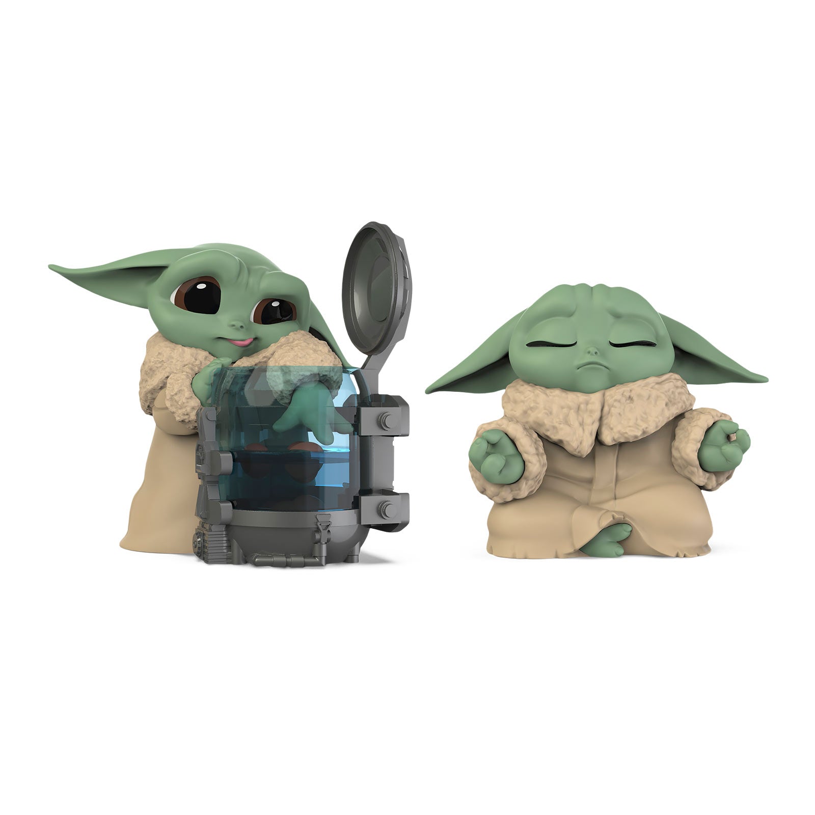 Grogu Curious Child & Meditation Mini Figure Set - Star Wars The
