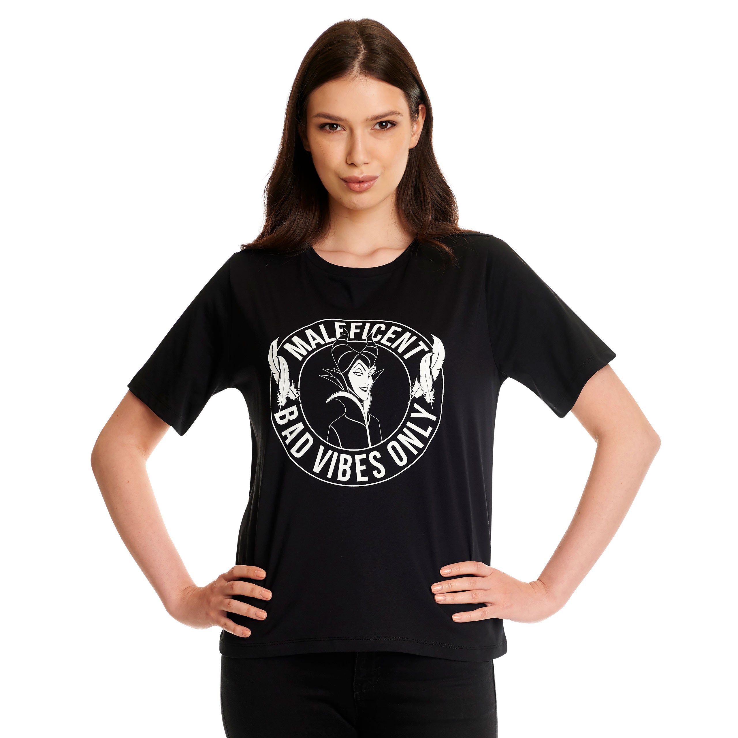 Maleficent - Bad Vibes Only Women's T-Shirt Black – Elbenwald