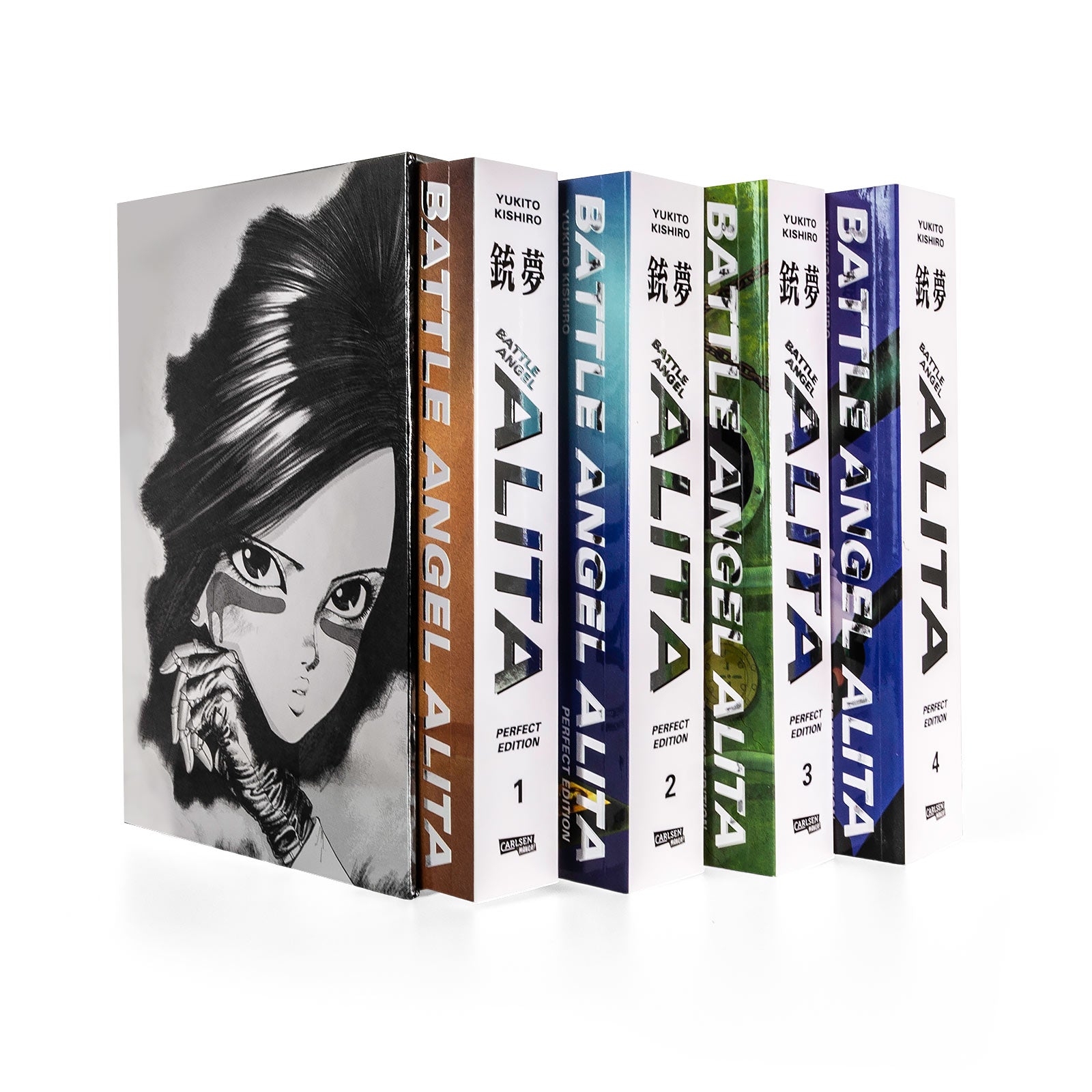 銃夢 Battle Angel Alita Perfect Edition 漫画 Battle Angel Alita - Perfect Edition 1-4 in slipcase – Elbenwald