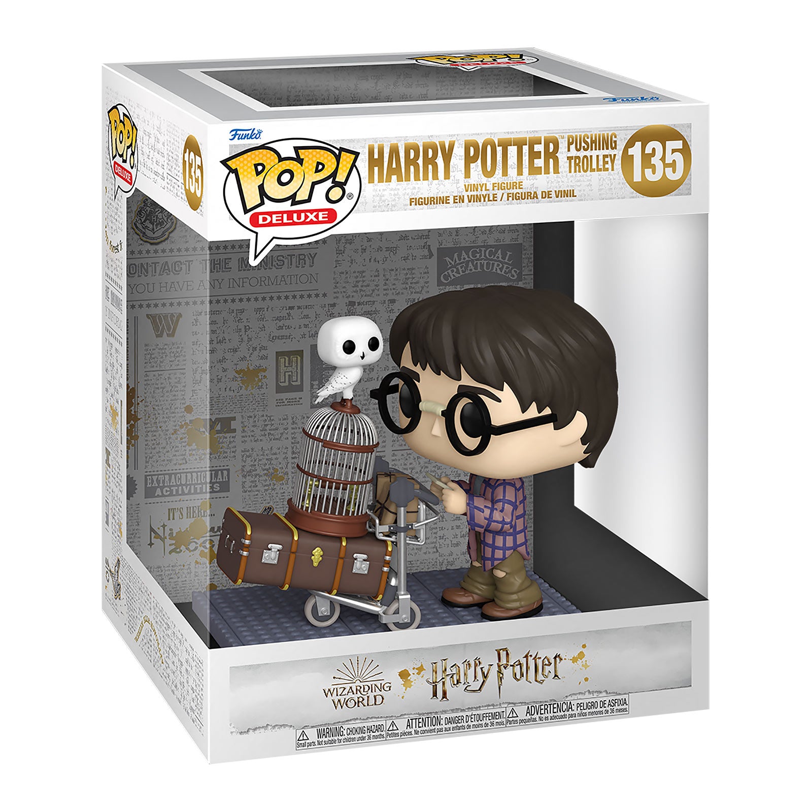 Harry Potter with luggage trolley at platform 9 3/4 Funko Pop