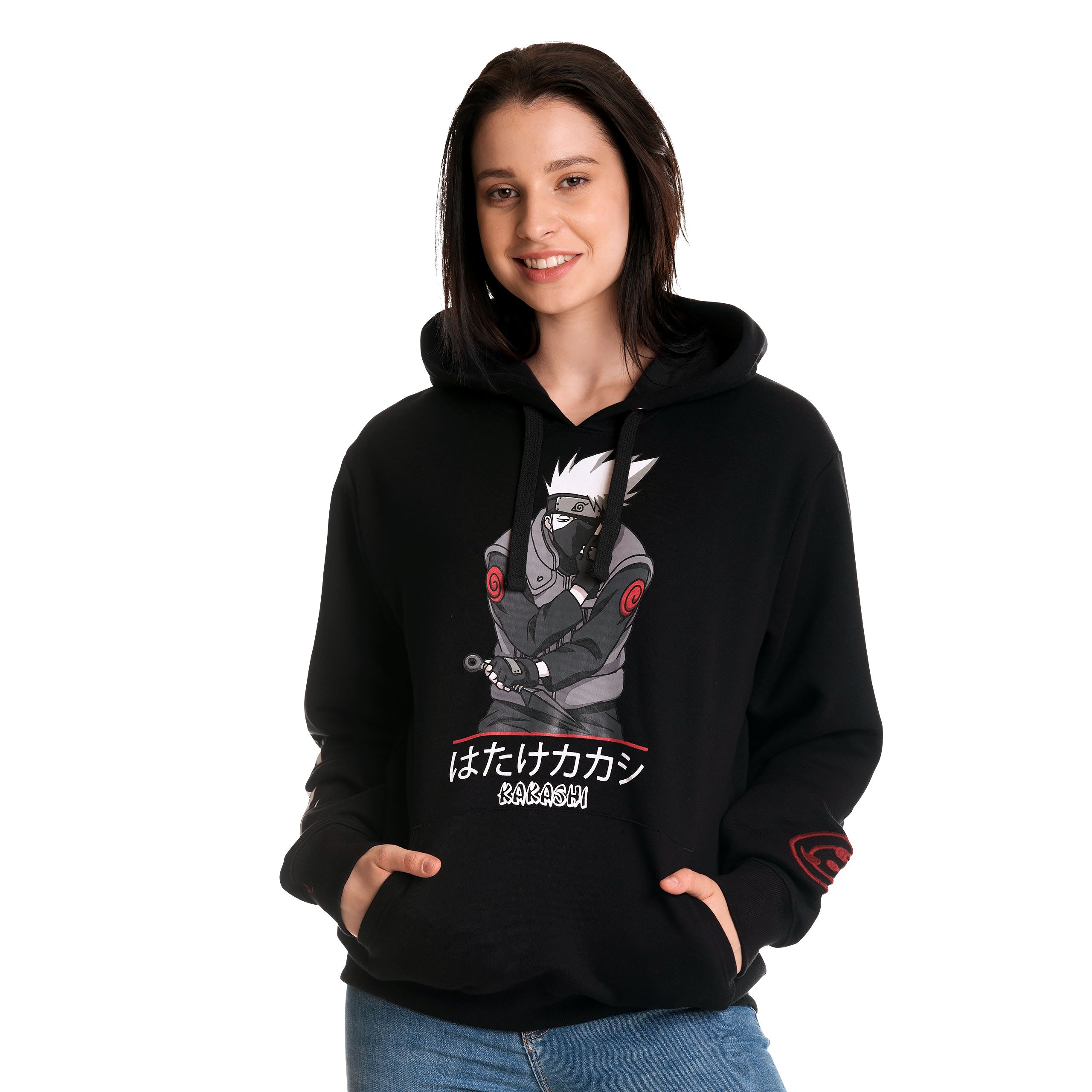 Naruto - Kakashi Sensei Hoodie Black – Elbenwald
