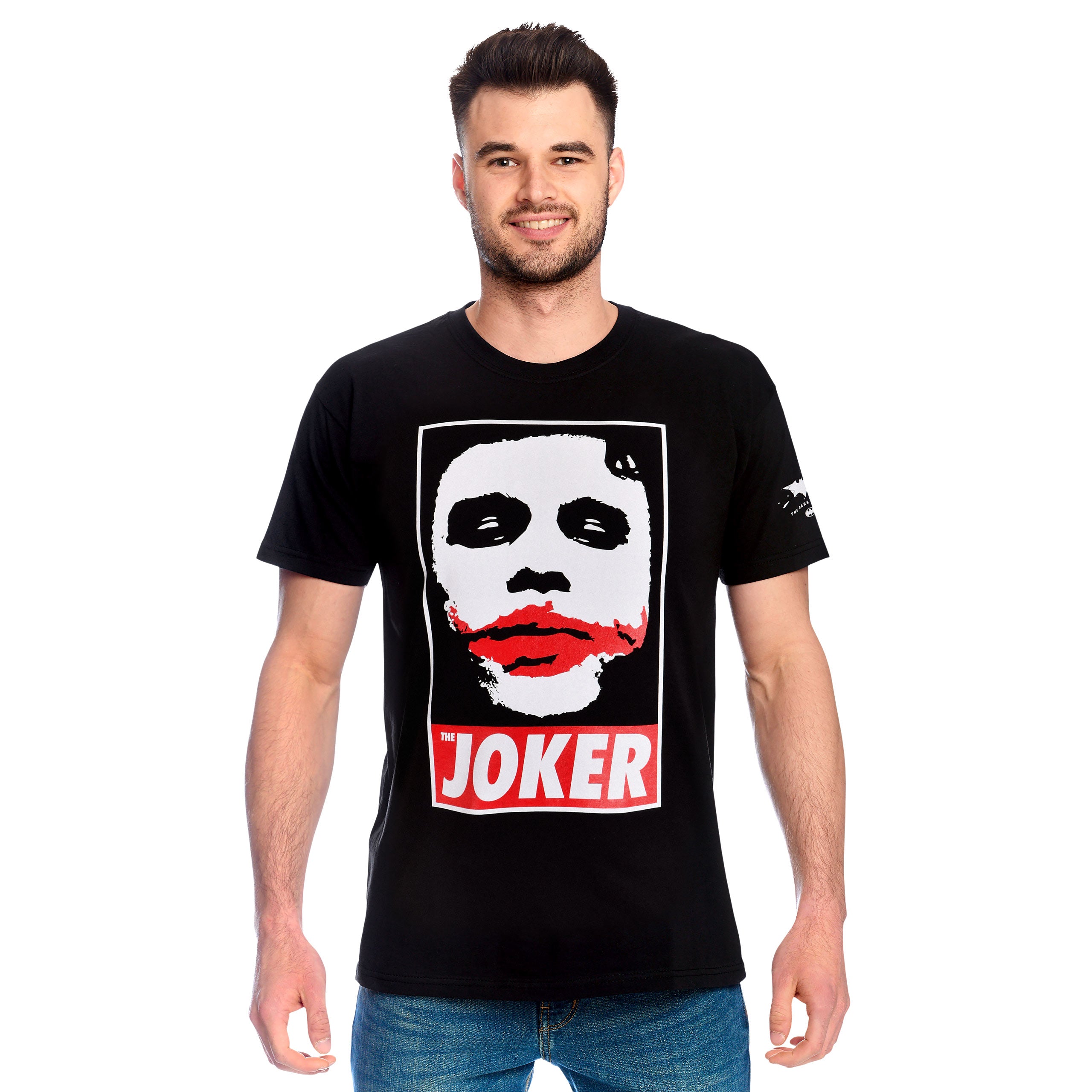 The Dark Knight - Joker Poster T-Shirt Black – Elbenwald