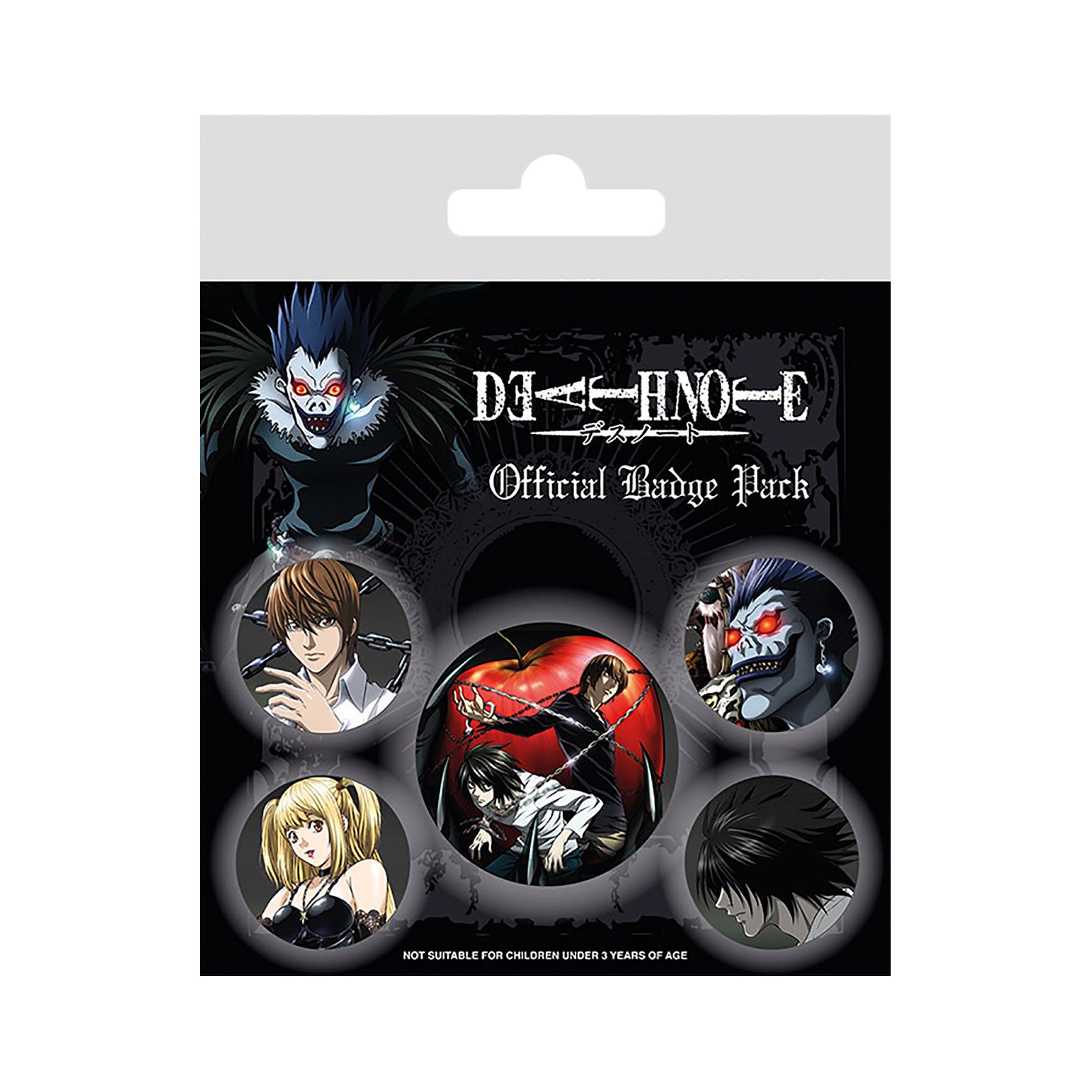 Death Note - Characters Button 5-set – Elbenwald