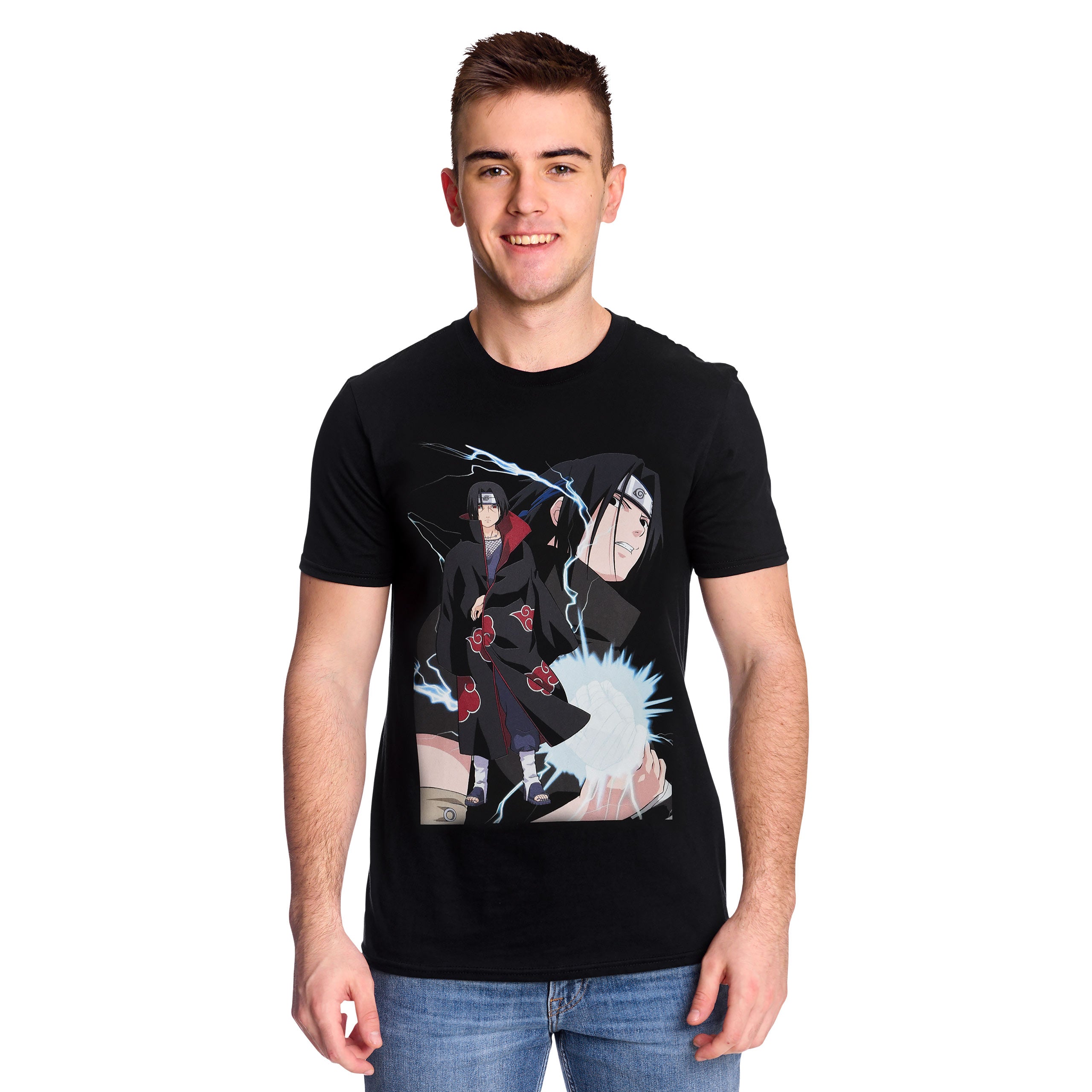 Naruto - Akatsuki Itachi T-Shirt black – Elbenwald