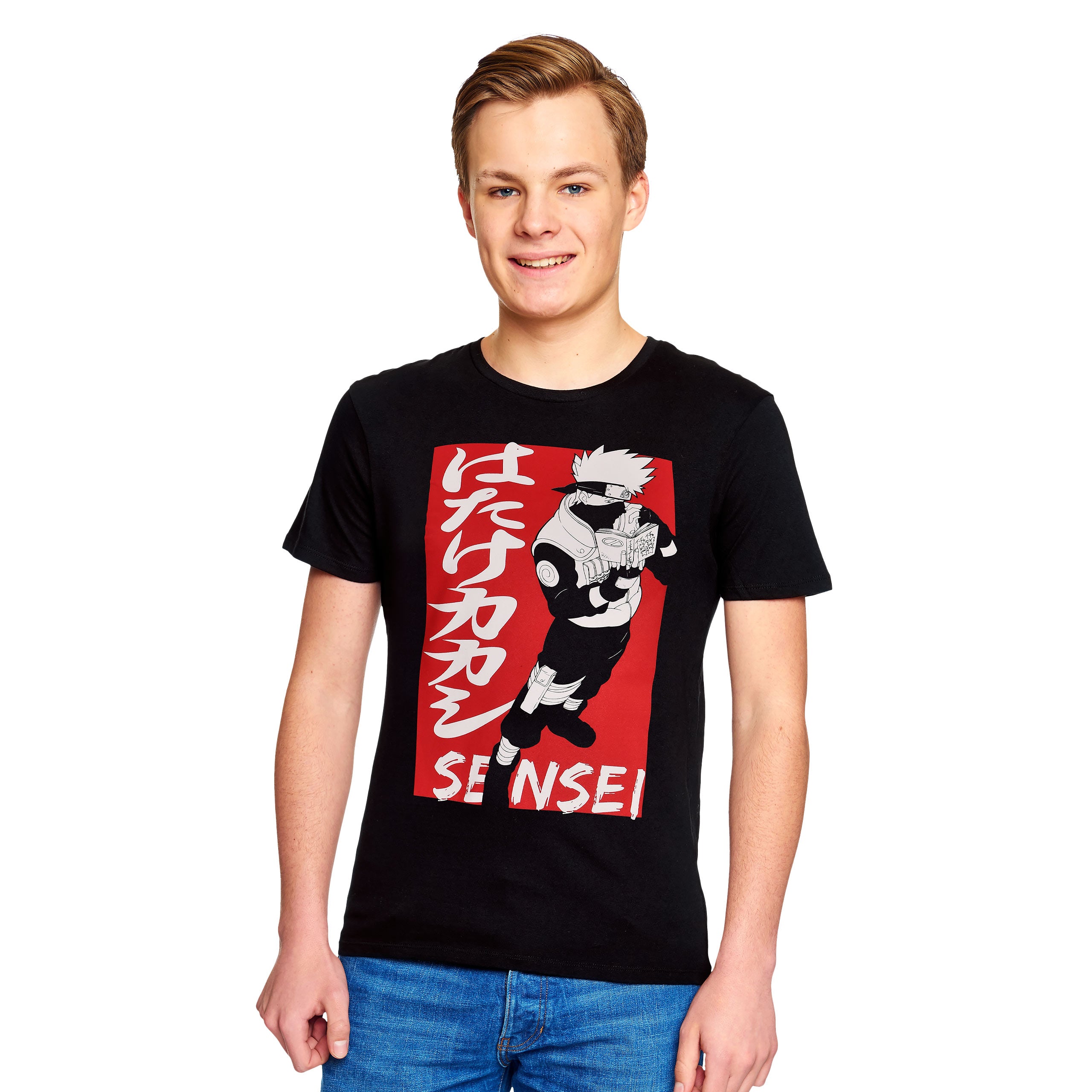 Naruto - Kakashi Sensei T-Shirt black – Elbenwald
