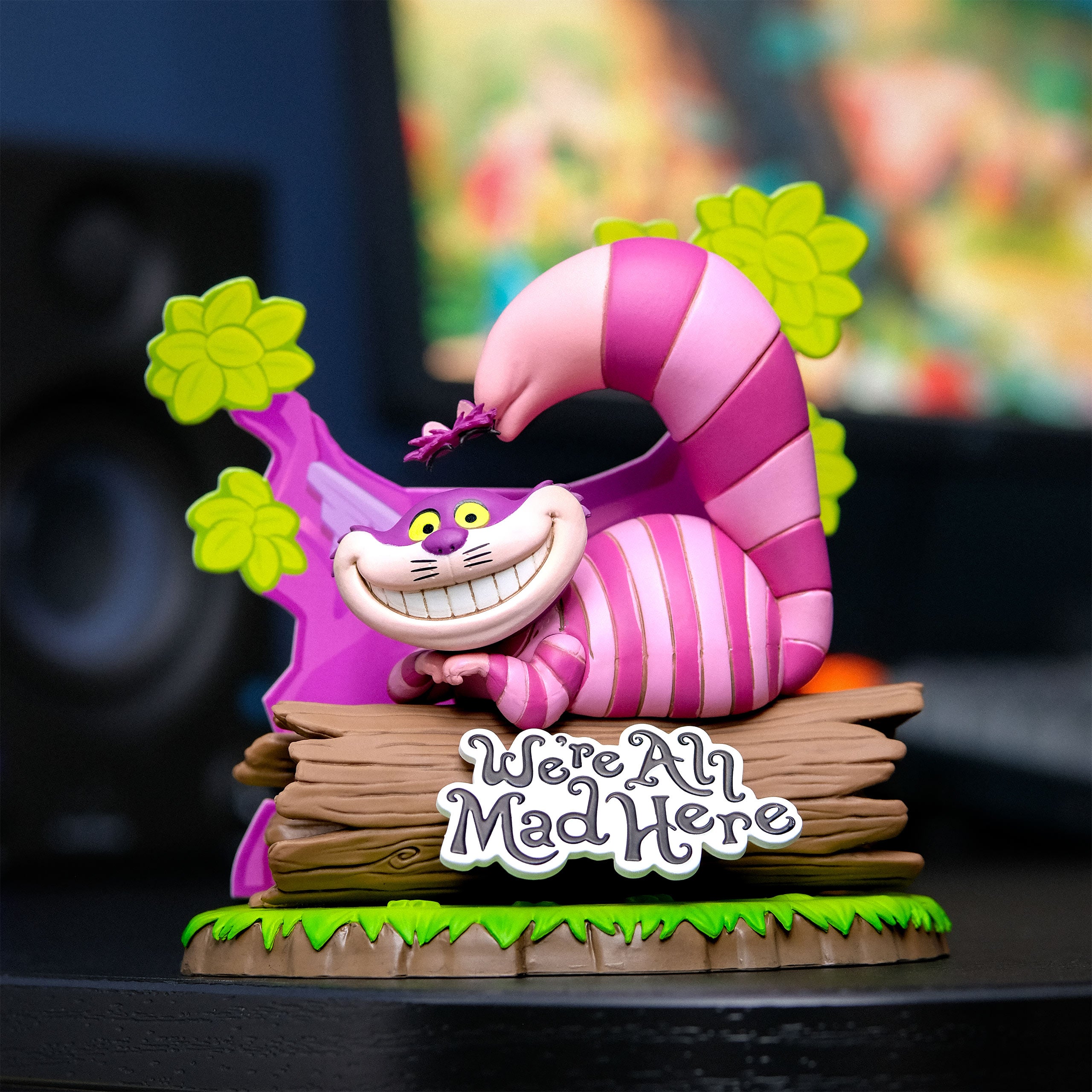 Cheshire Cat All Mad Here Diorama Figure - Alice in Wonderland
