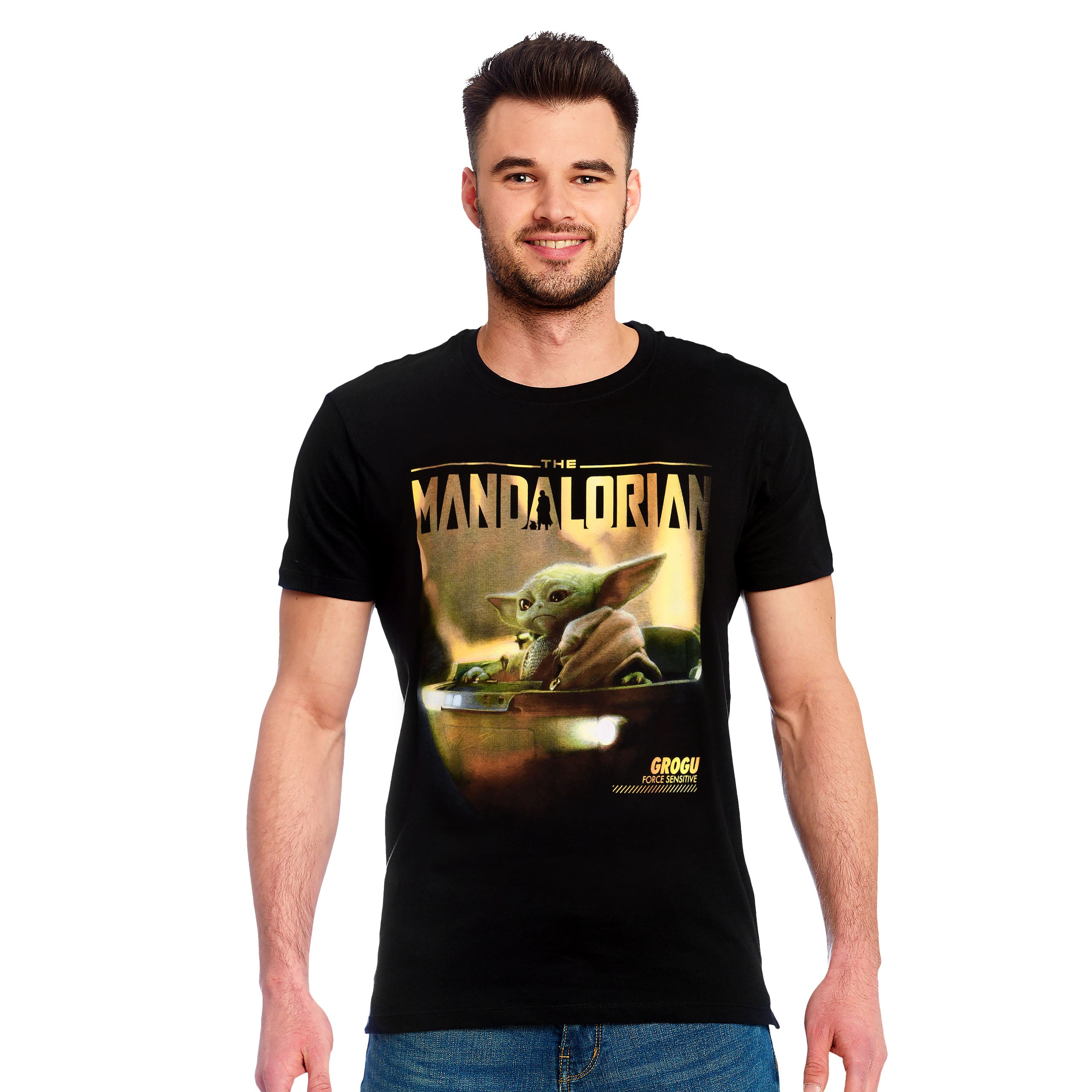 Grogu T-Shirt Black - Star Wars The Mandalorian – Elbenwald