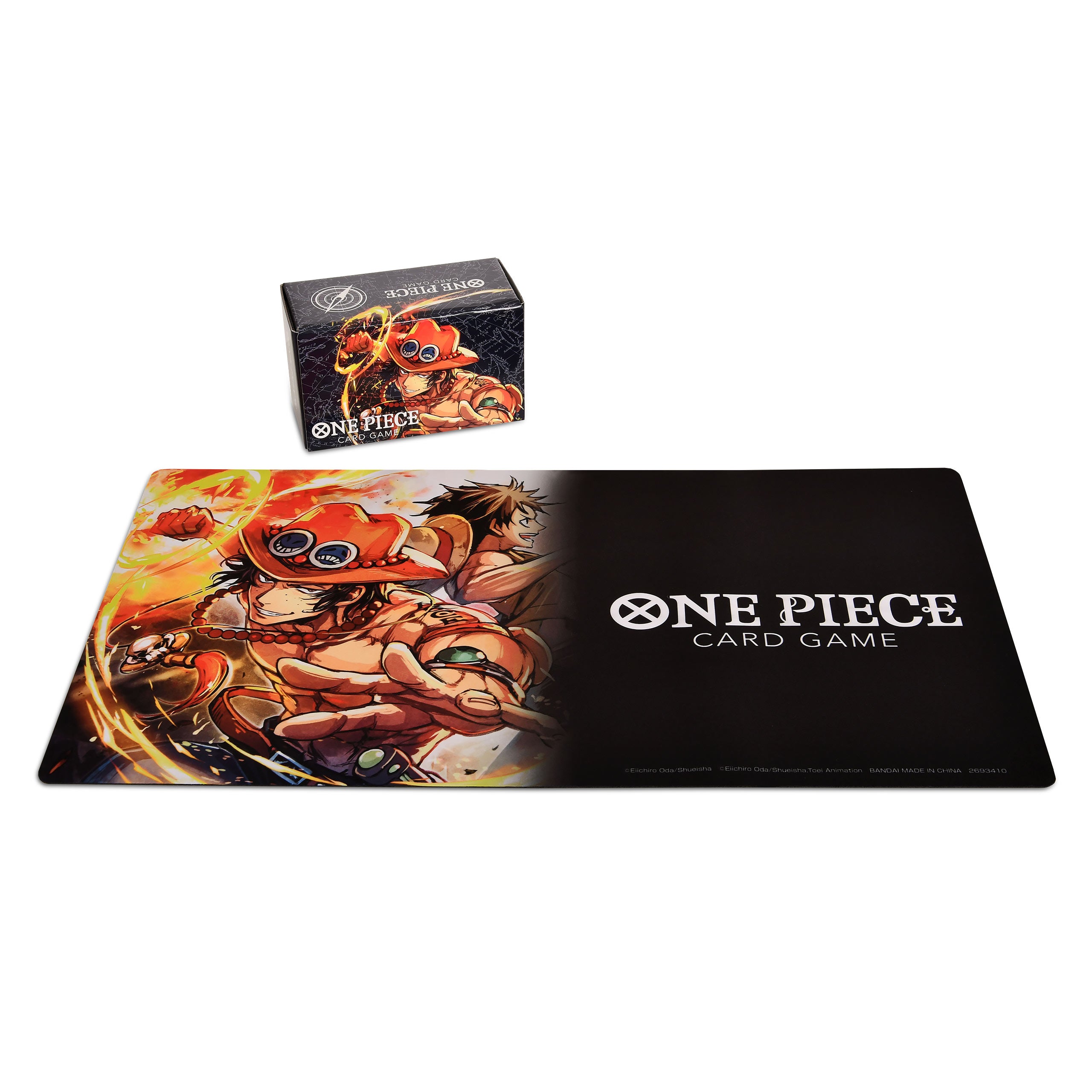 One Piece Card Game - Portgas D. Ace Playmat and Storage Box
