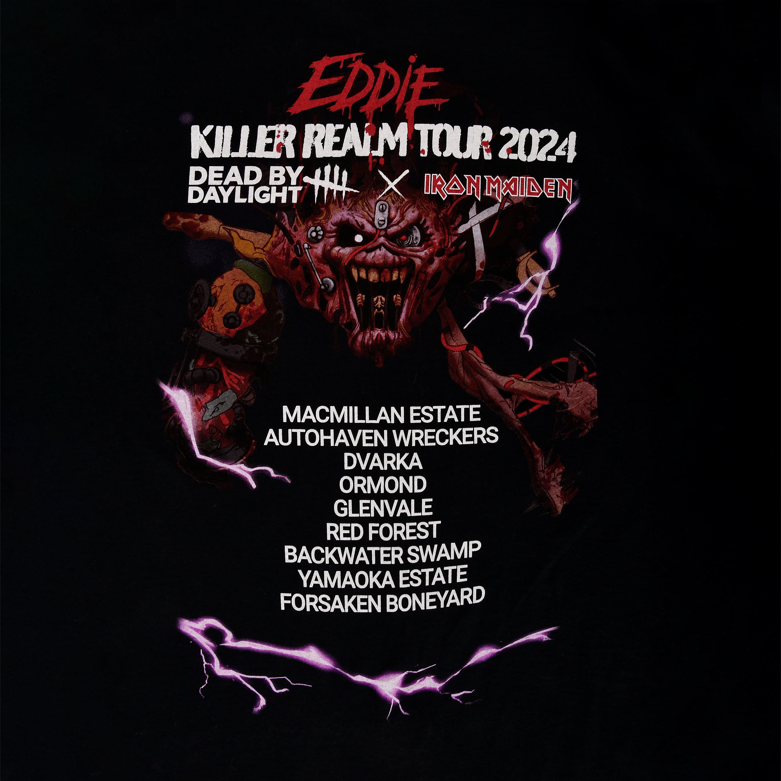Dead by Daylight x Iron Maiden - Eddie Killer Realm Tour 2024 T