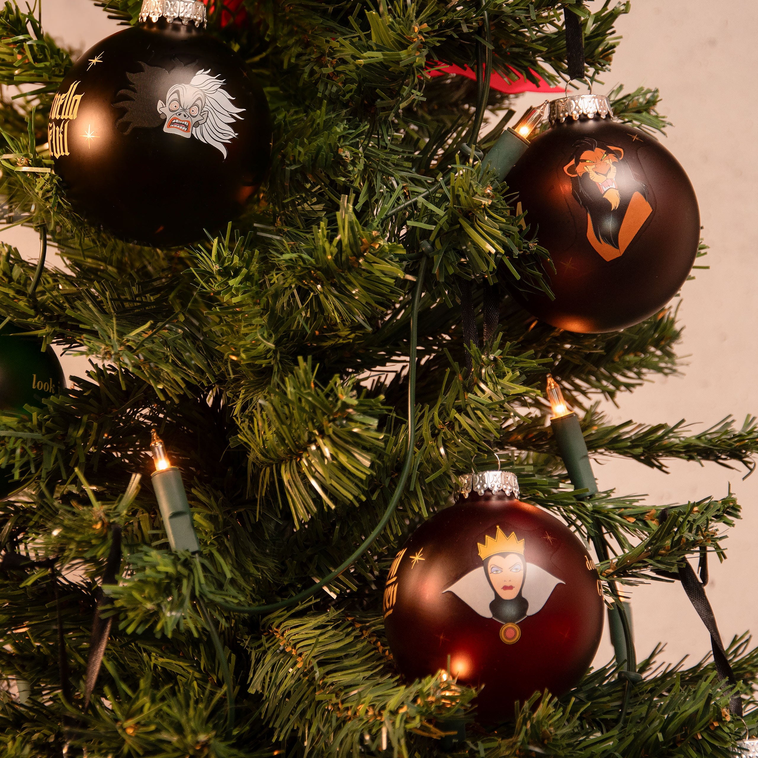 Villains - Characters Christmas Tree Ornaments 7pcs – Elbenwald