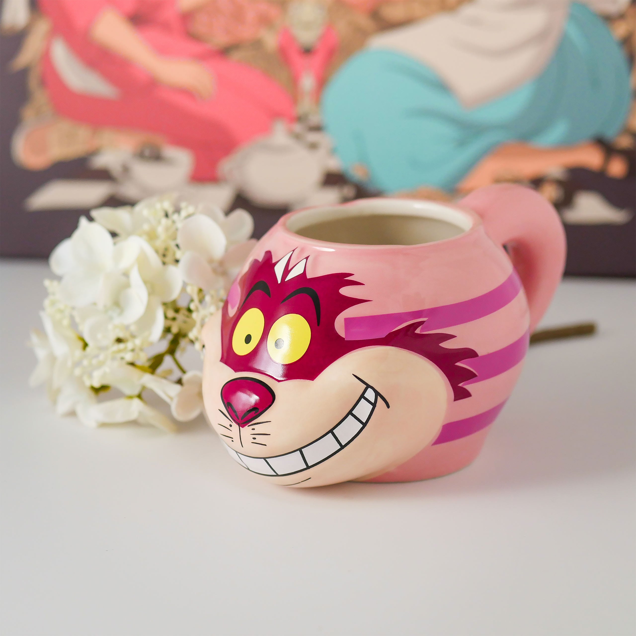 Alice in Wonderland - Cheshire Cat 3D Mug – Elbenwald