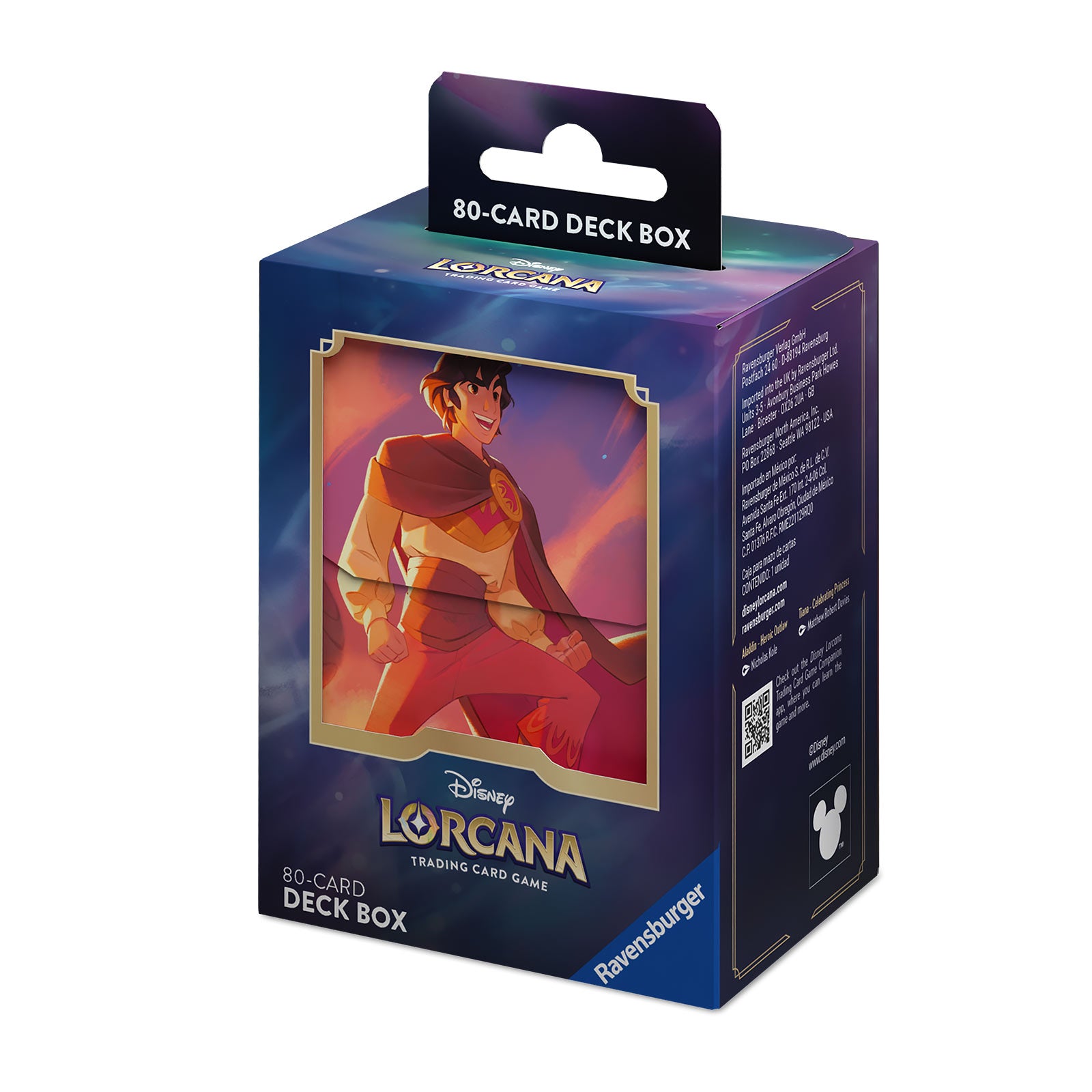 Disney Lorcana Collectible Card Box Aladdin - Skyglow Trading Card