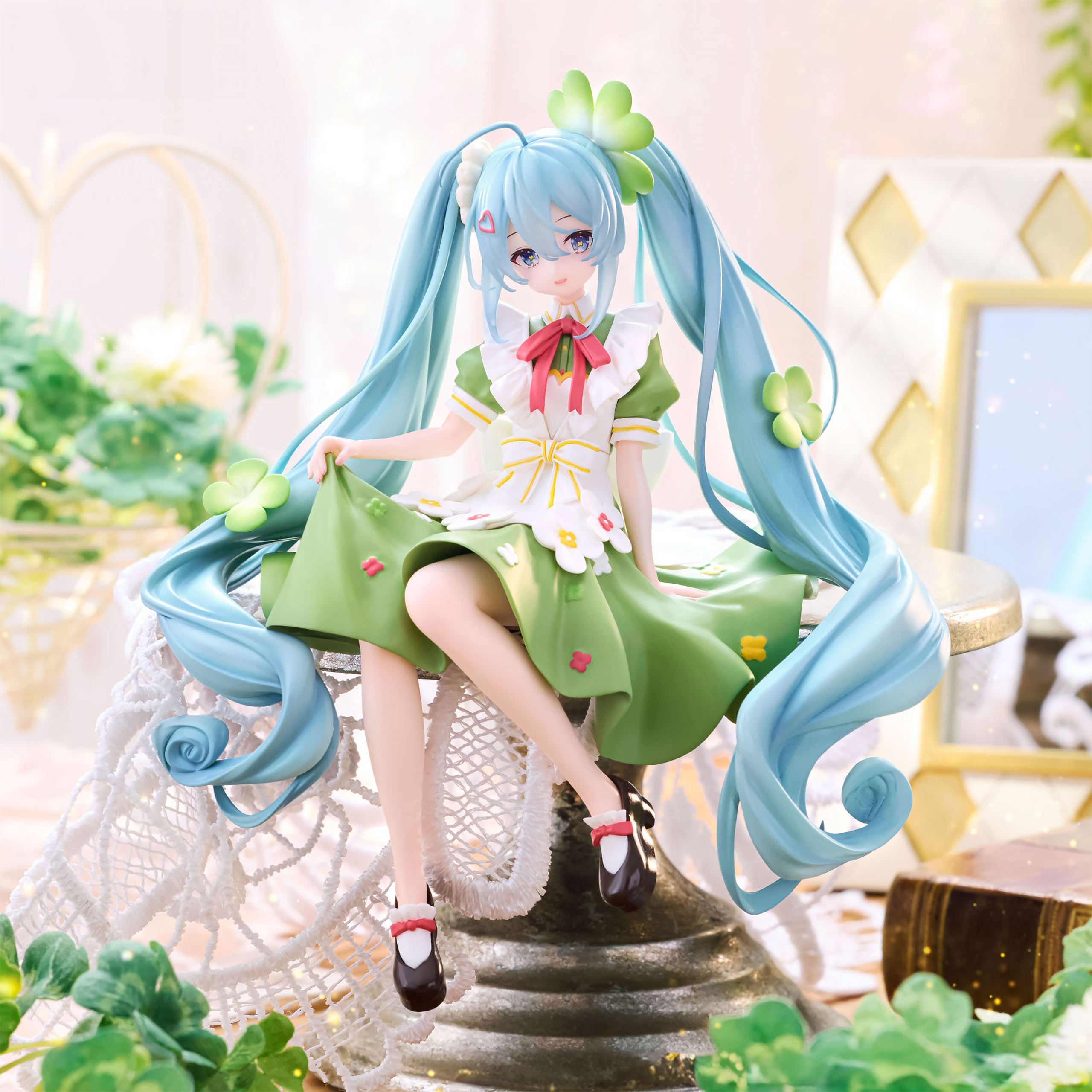Hatsune Miku - Flower Fairy Clover Noodle Stopper Figure – Elbenwald