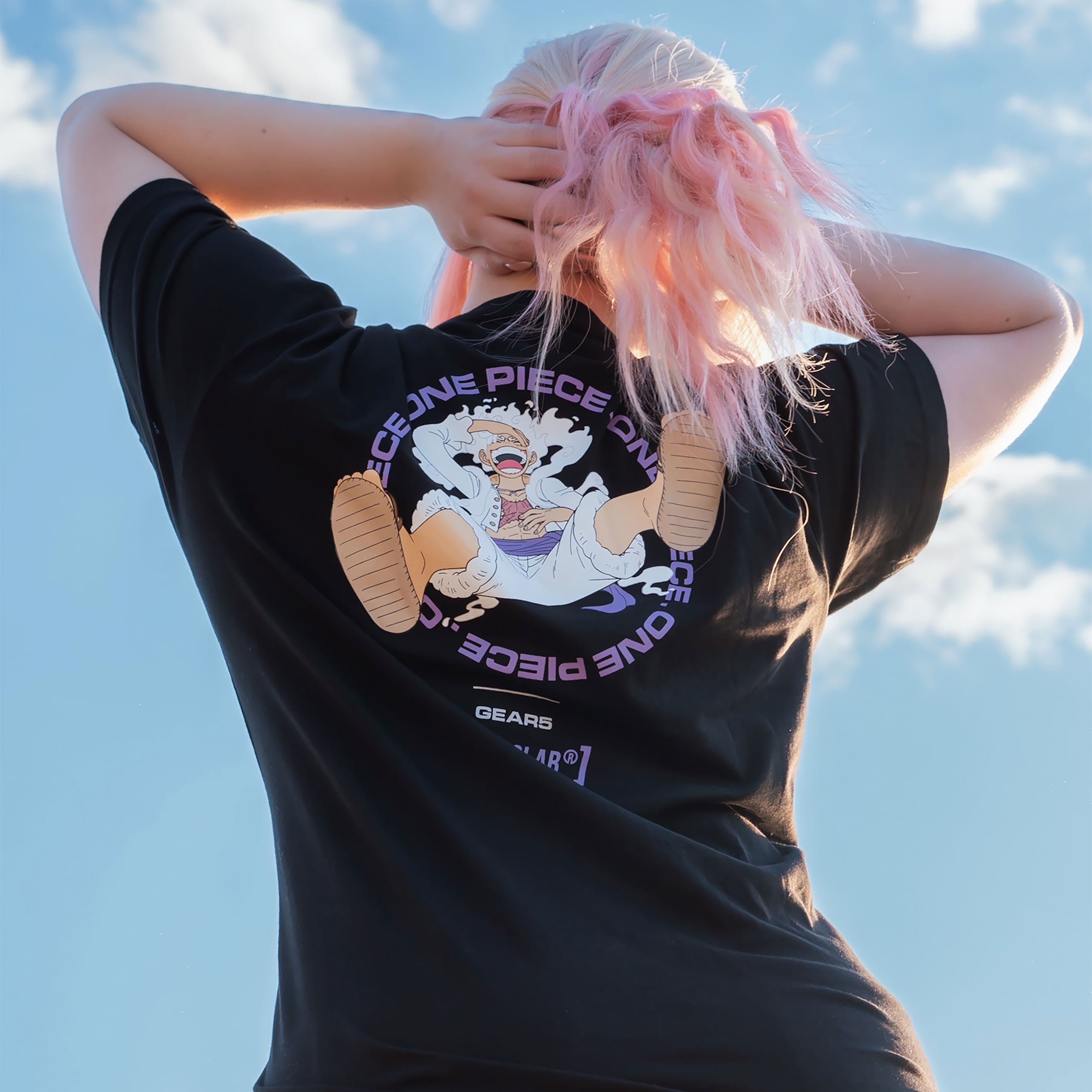 One Piece - Monkey D. Luffy Gear 5 Capslab T-Shirt black – Elbenwald