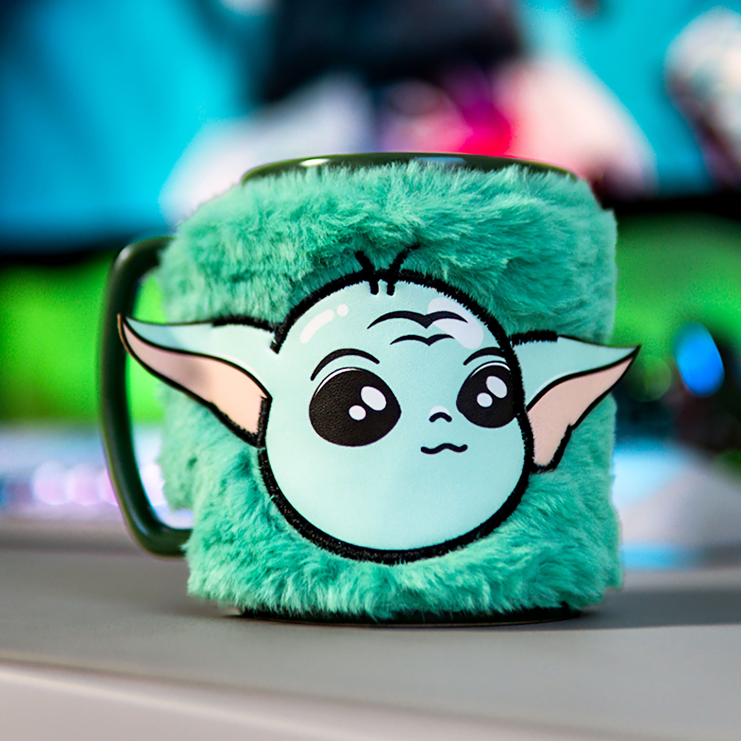 Grogu Mug with Plush Cover - Star Wars The Mandalorian – Elbenwald