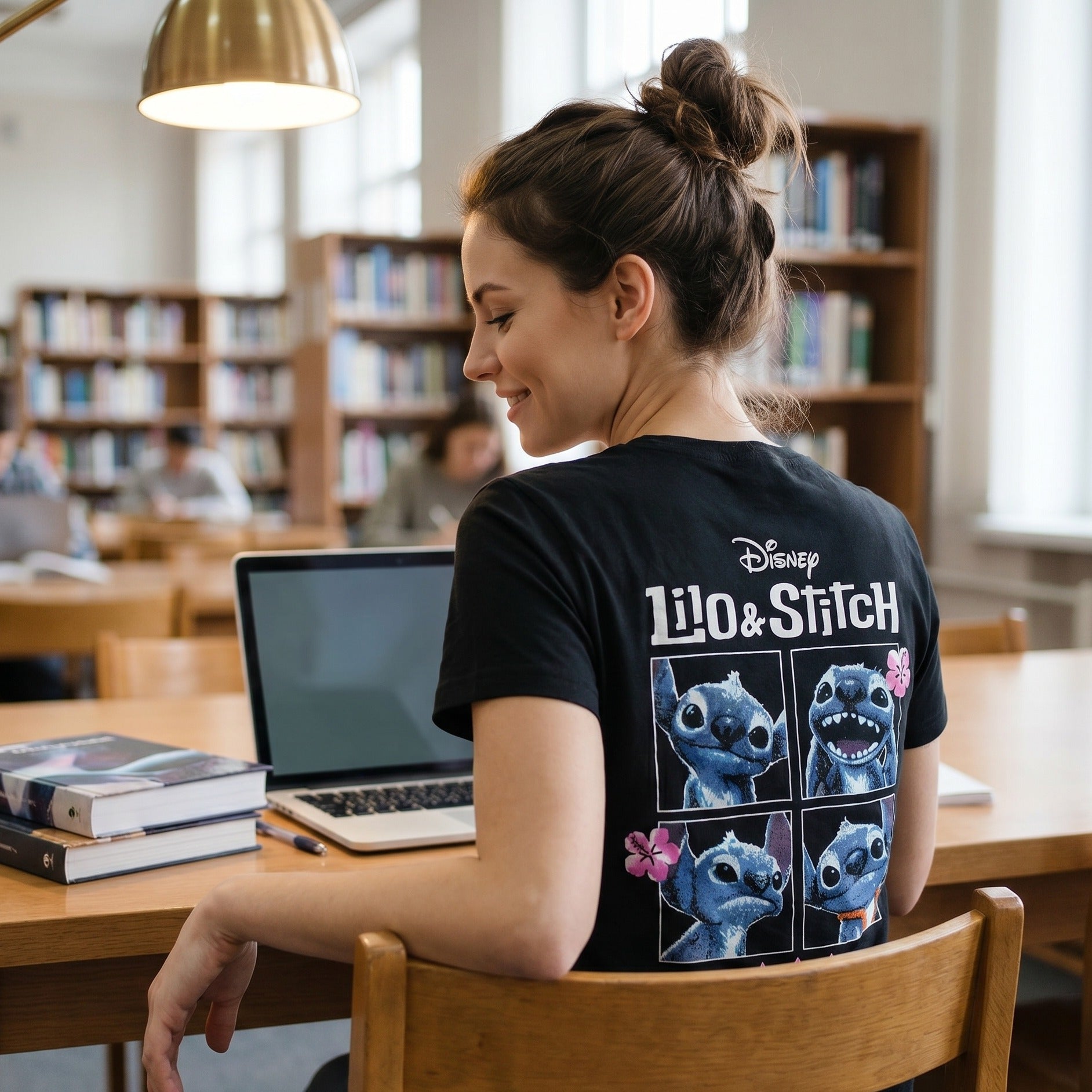 Stitch T-Shirt Women Black - Lilo & Stitch – Elbenwald