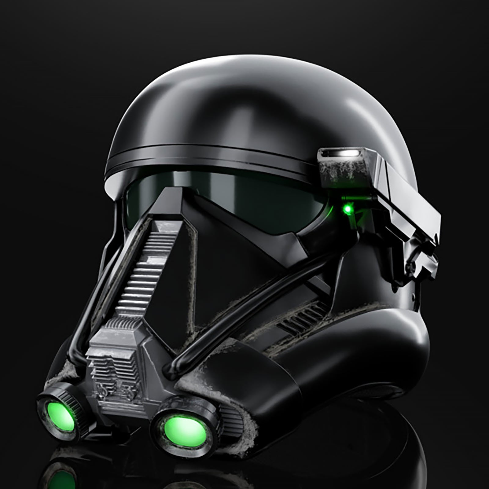 death trooper motorcycle helmet Star Wars – Imperial Black Series Replica with Li – Elbenwald Bell Carbon 