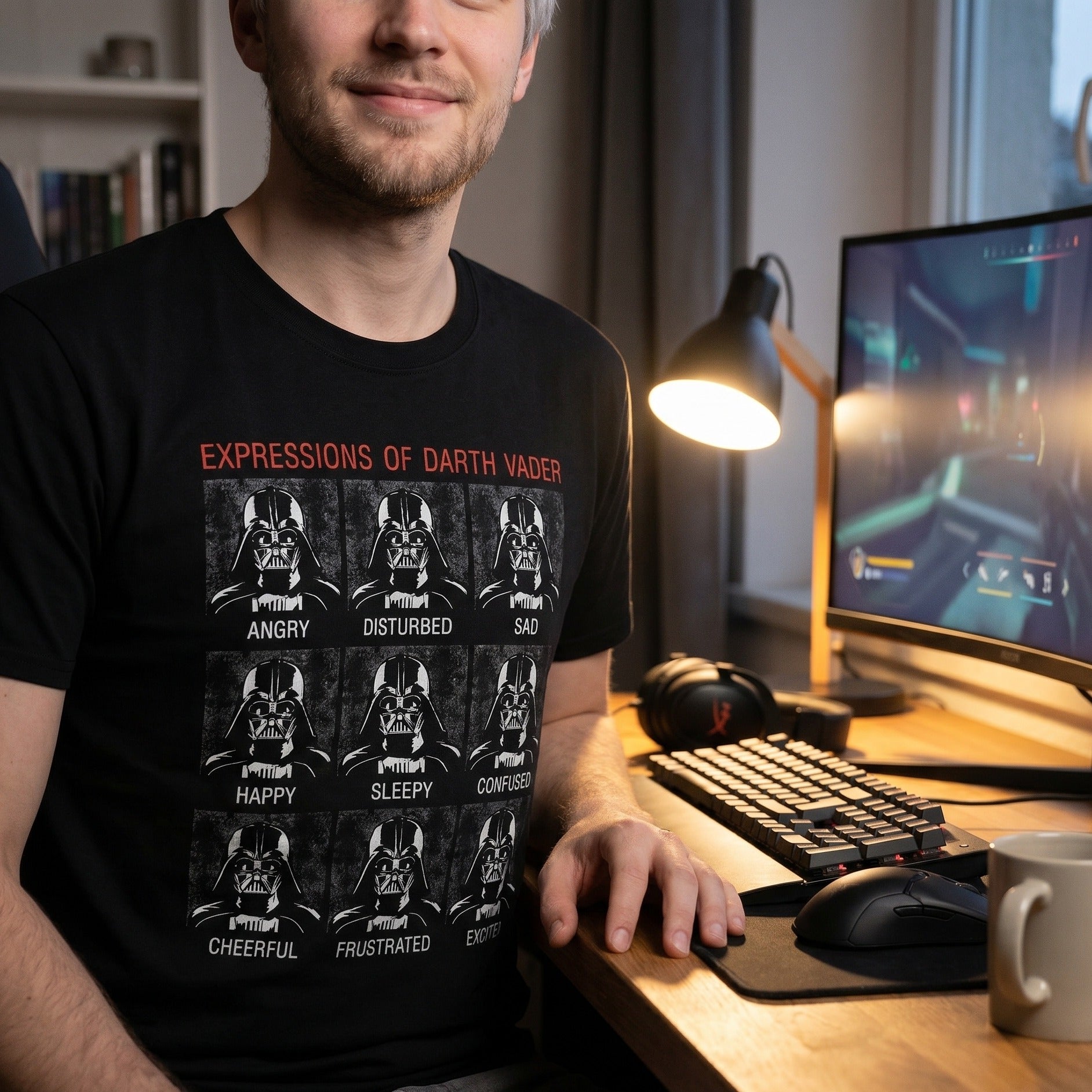 Star Wars - Vader Expressions T-Shirt black – Elbenwald