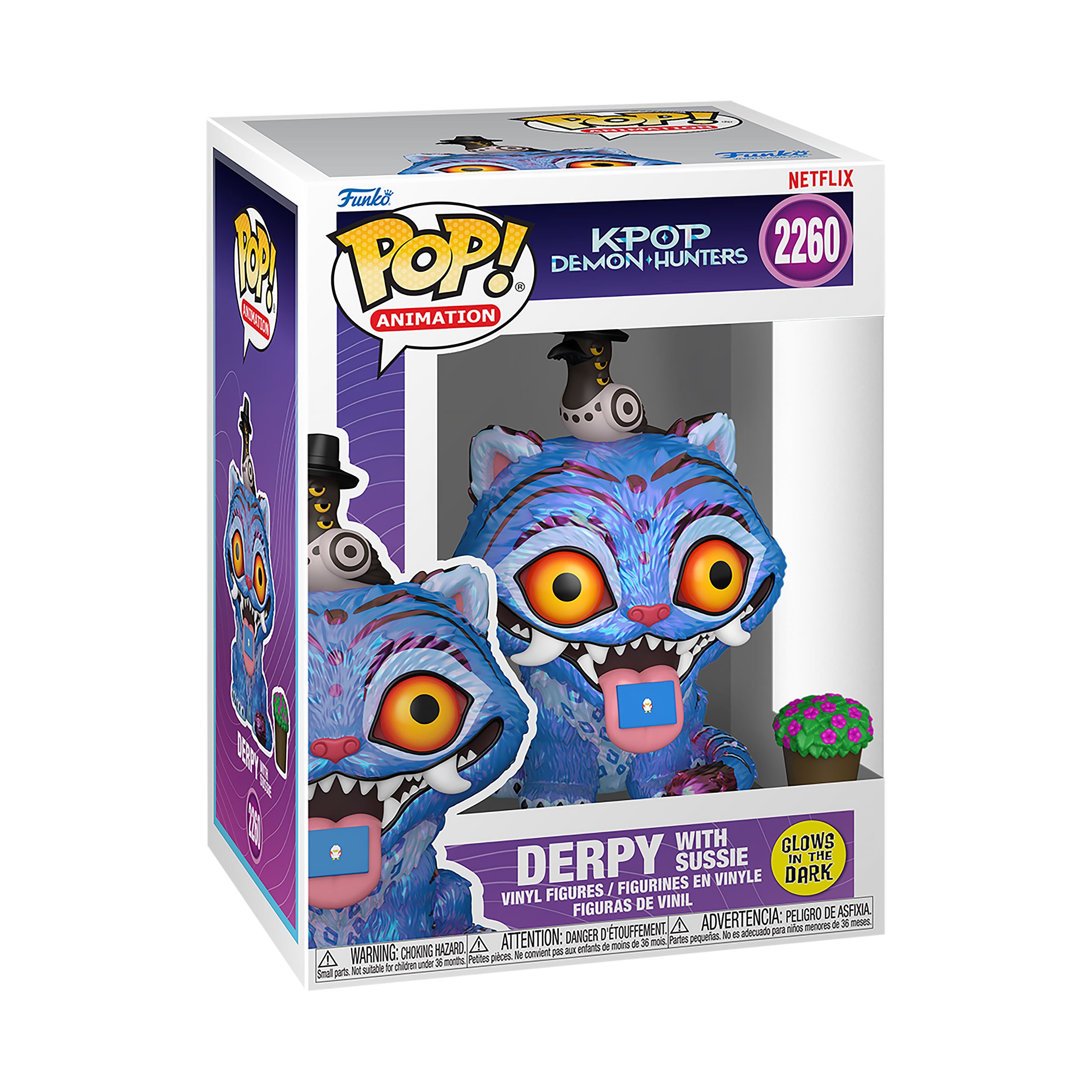 KPop Demon Hunters - Derpy with Sussie Glow in the Dark Funko Pop