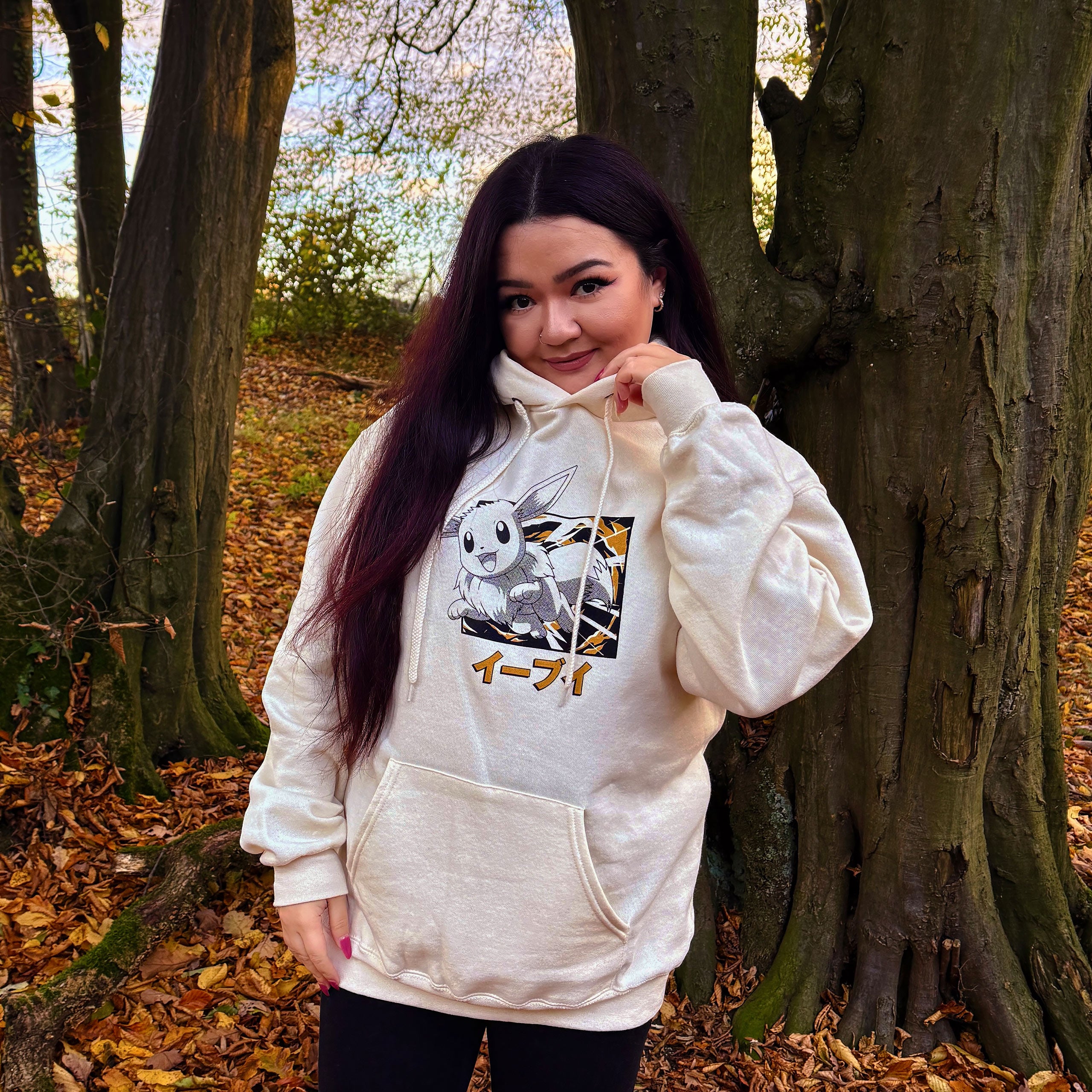 Pokémon - Eevee Evolution Katakana Hoodie – Elbenwald