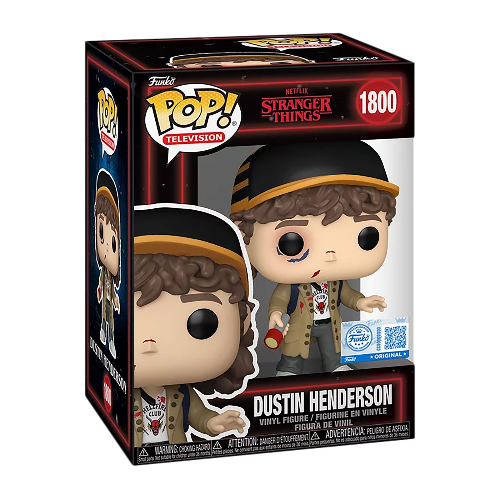 Stranger Things – Dustin (Battle Damaged) Funko Pop! Figure