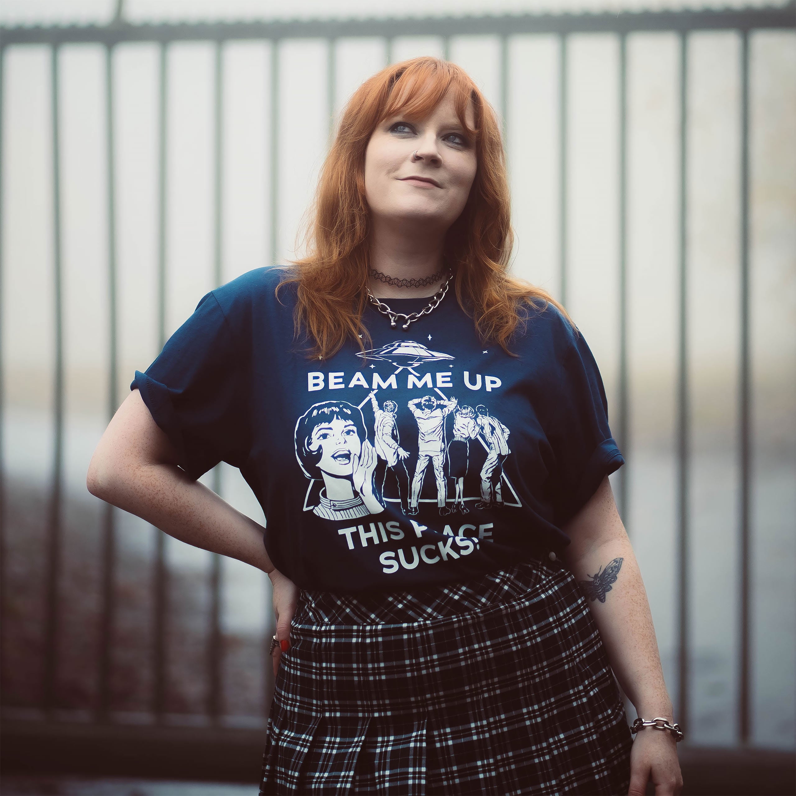 Stranger Things - Beam Me Up T-Shirt – Elbenwald