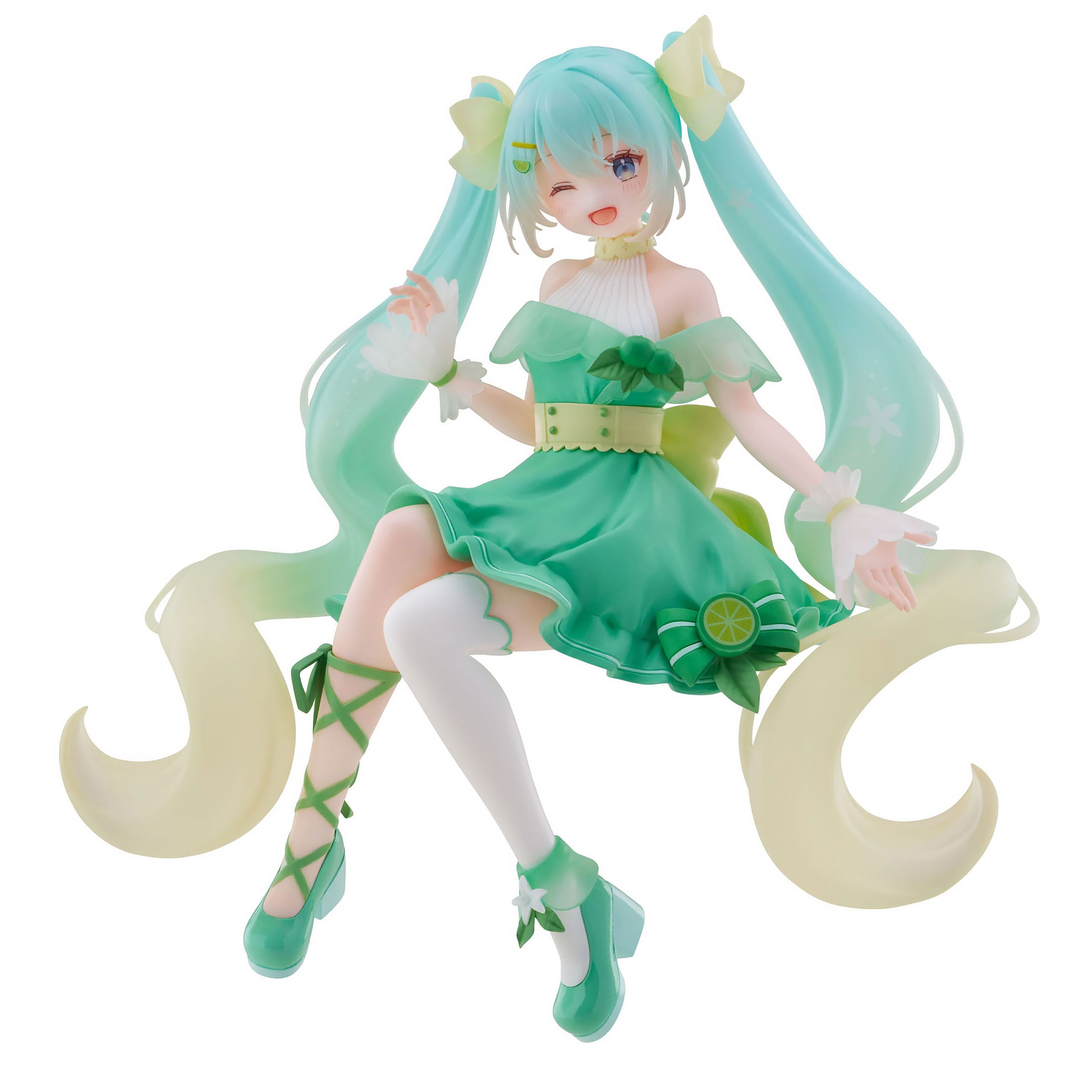 Miku Lime Noodle Stopper Figure - Hatsune Miku – Elbenwald