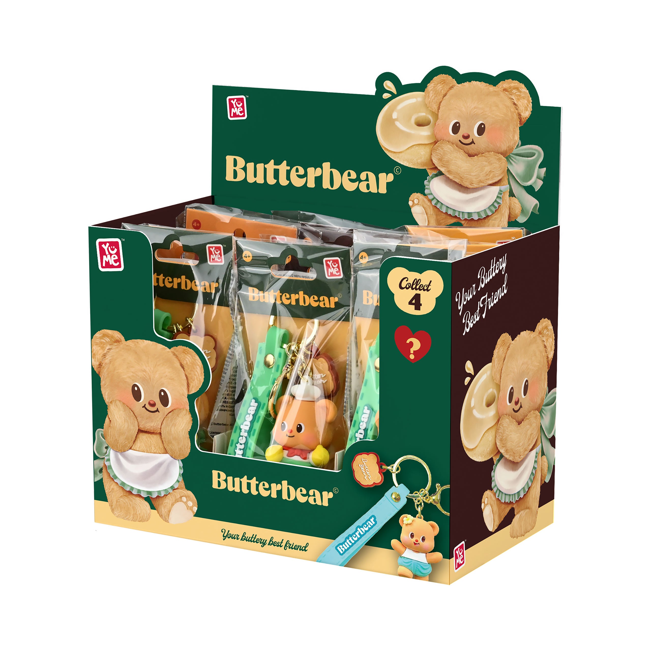 Butterbear - YuMe Mystery Keychain Display – Elbenwald