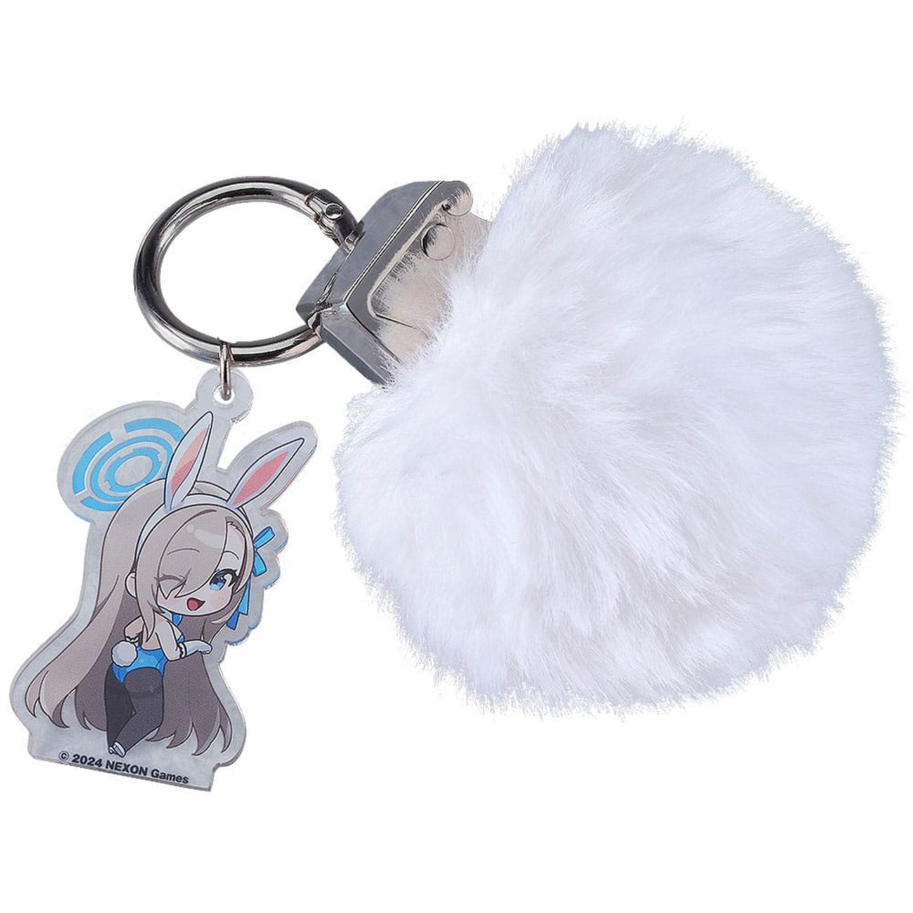 Blue Archive - Asuna's Rabbit Tail Grenade Acrylic Keychain