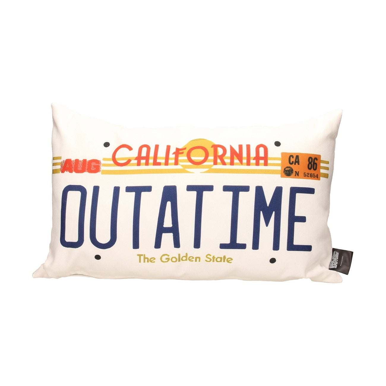 Back to the Future Cushion Out a Time 50 x 30 cm – Elbenwald