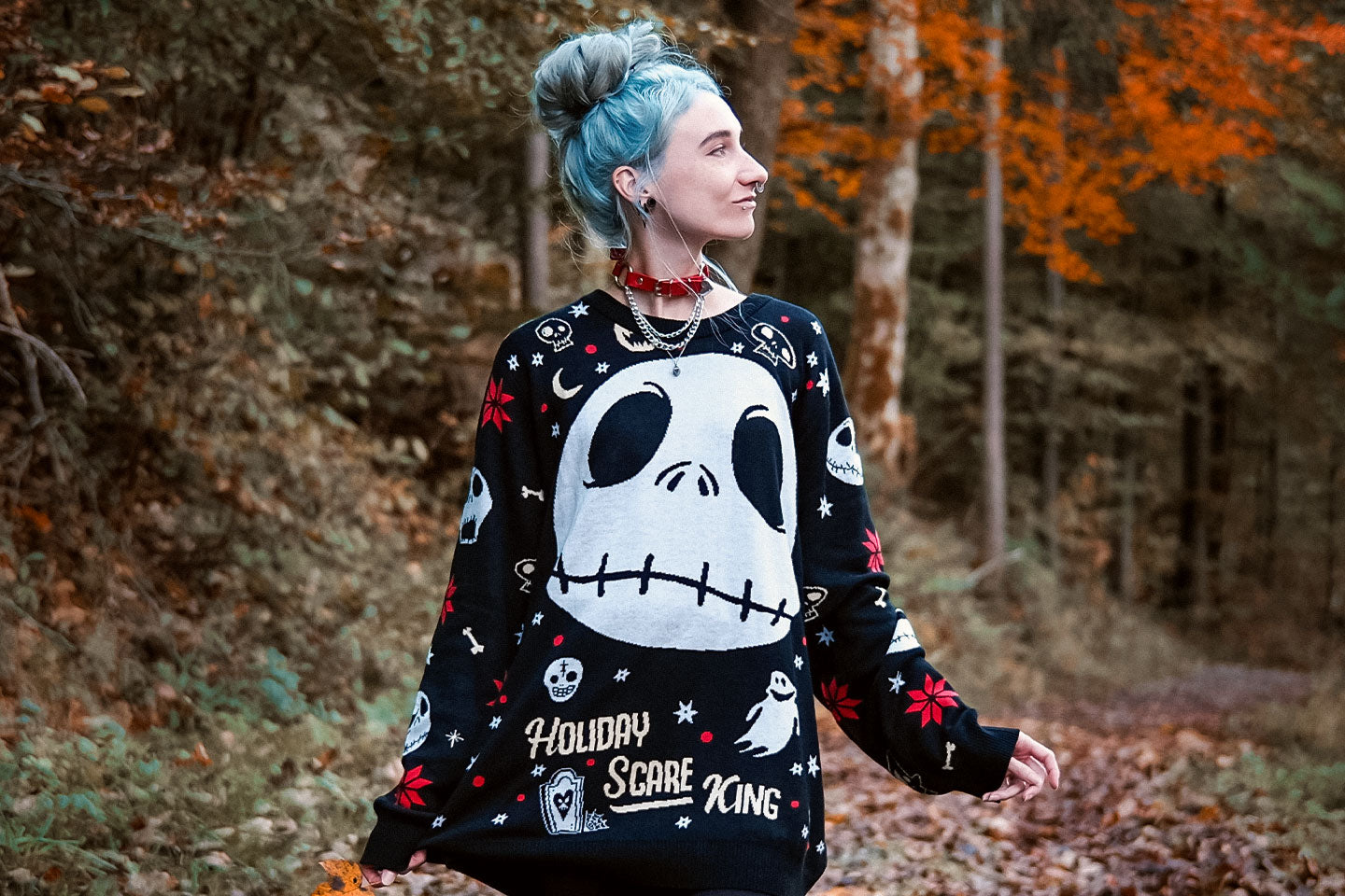Nightmare Before Christmas Knitted Sweater