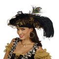 Product image Tricorn Hat with Ruffles and Feathers