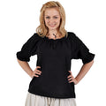 Product image Medieval Short-Sleeve Blouse Sandra black