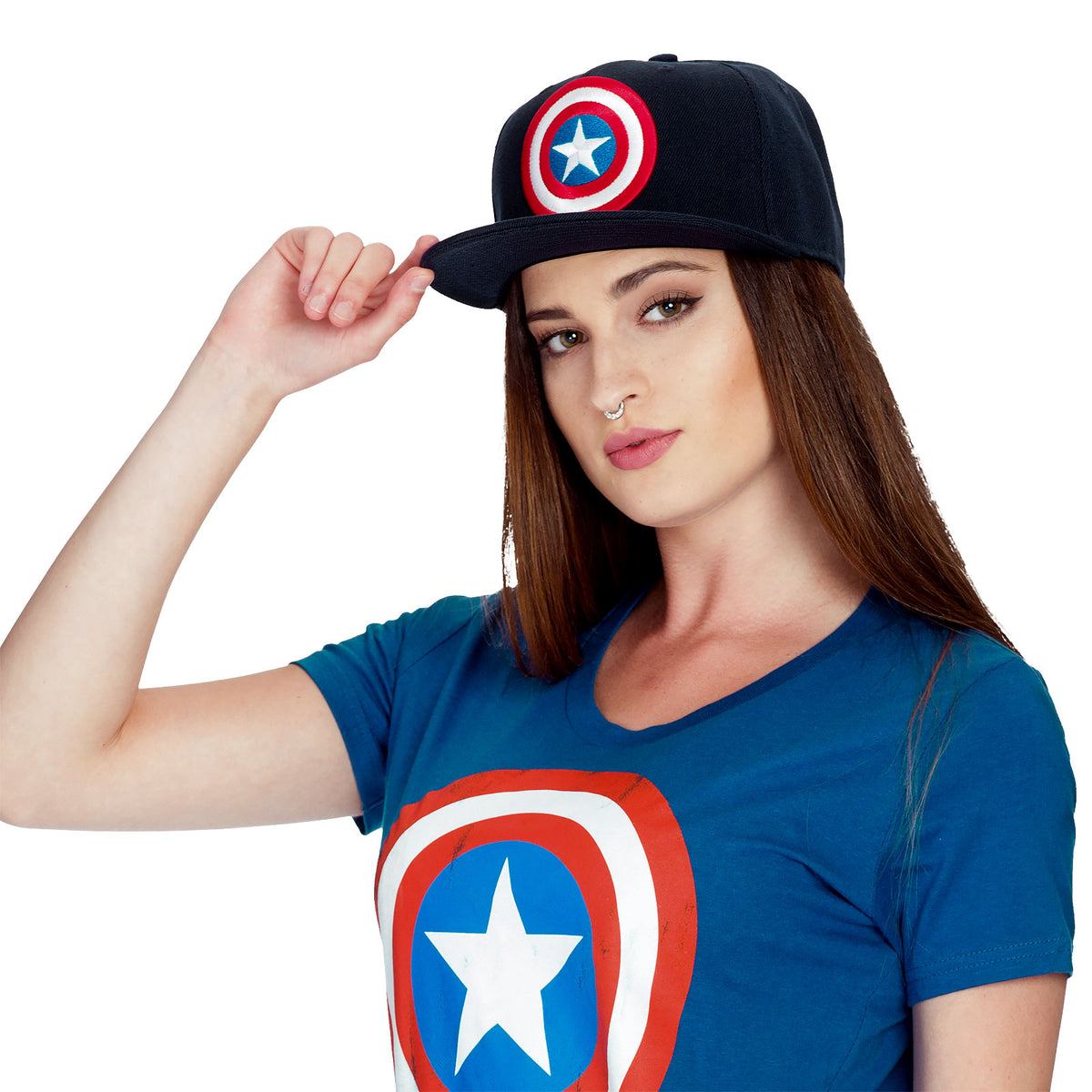 Product image Captain America - Logo Snapback Cap blue