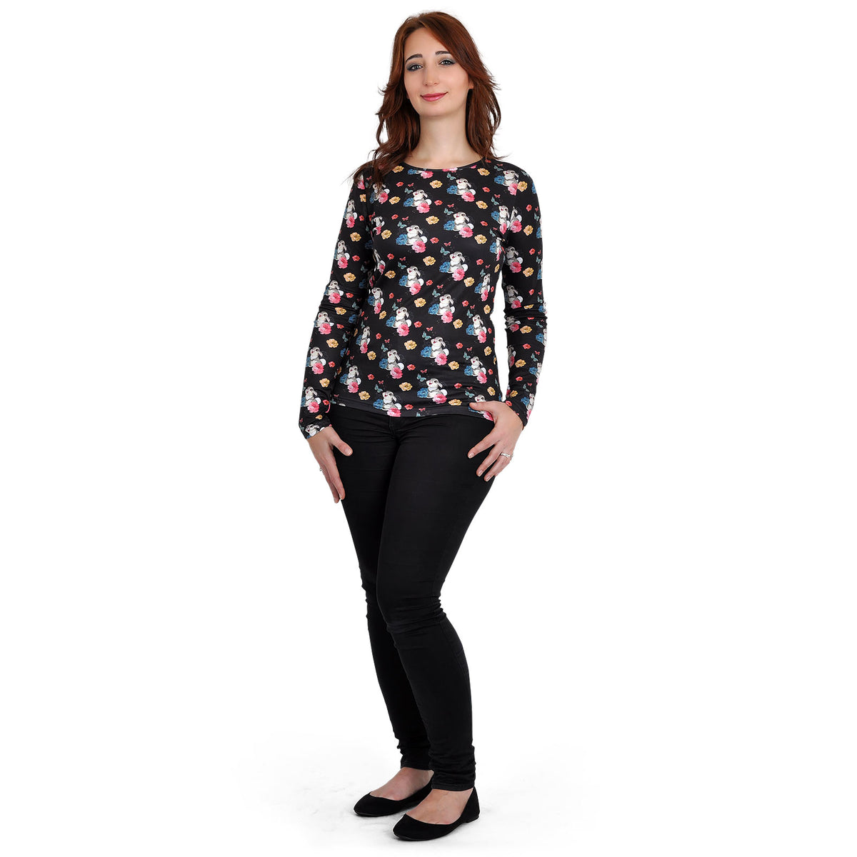 Product image Bambi - Thumper Flower Power Longsleeve black