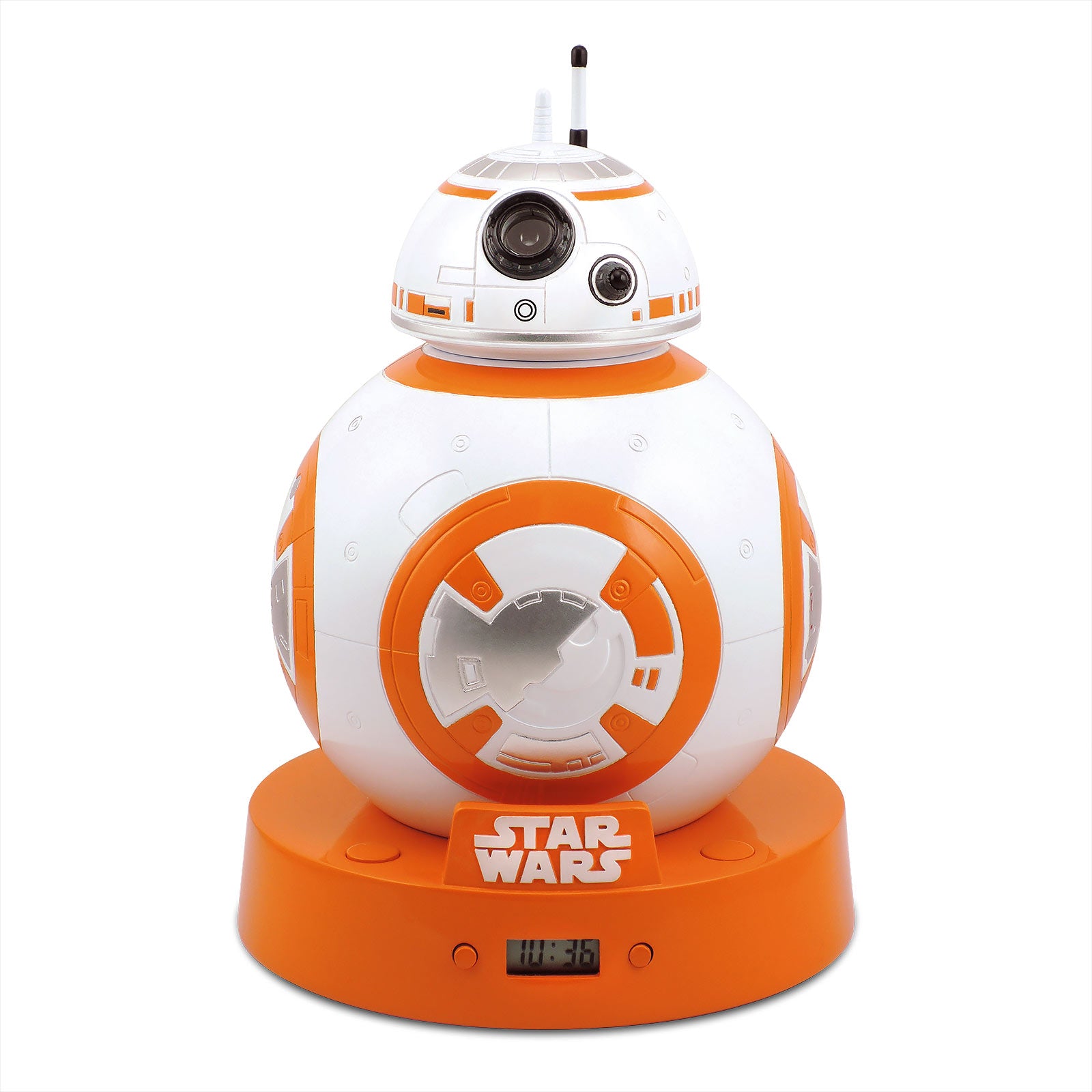 STAR WARS BB-8 Action Alarm Clock 本体 Star Wars - BB-8 Alarm Clock with Projection and Sound – Elbenwald
