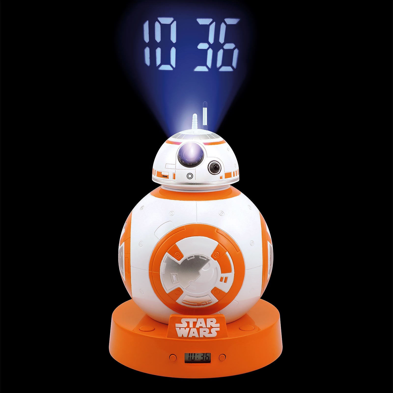 Star Wars - BB-8 Alarm Clock with Projection and Sound – Elbenwald
