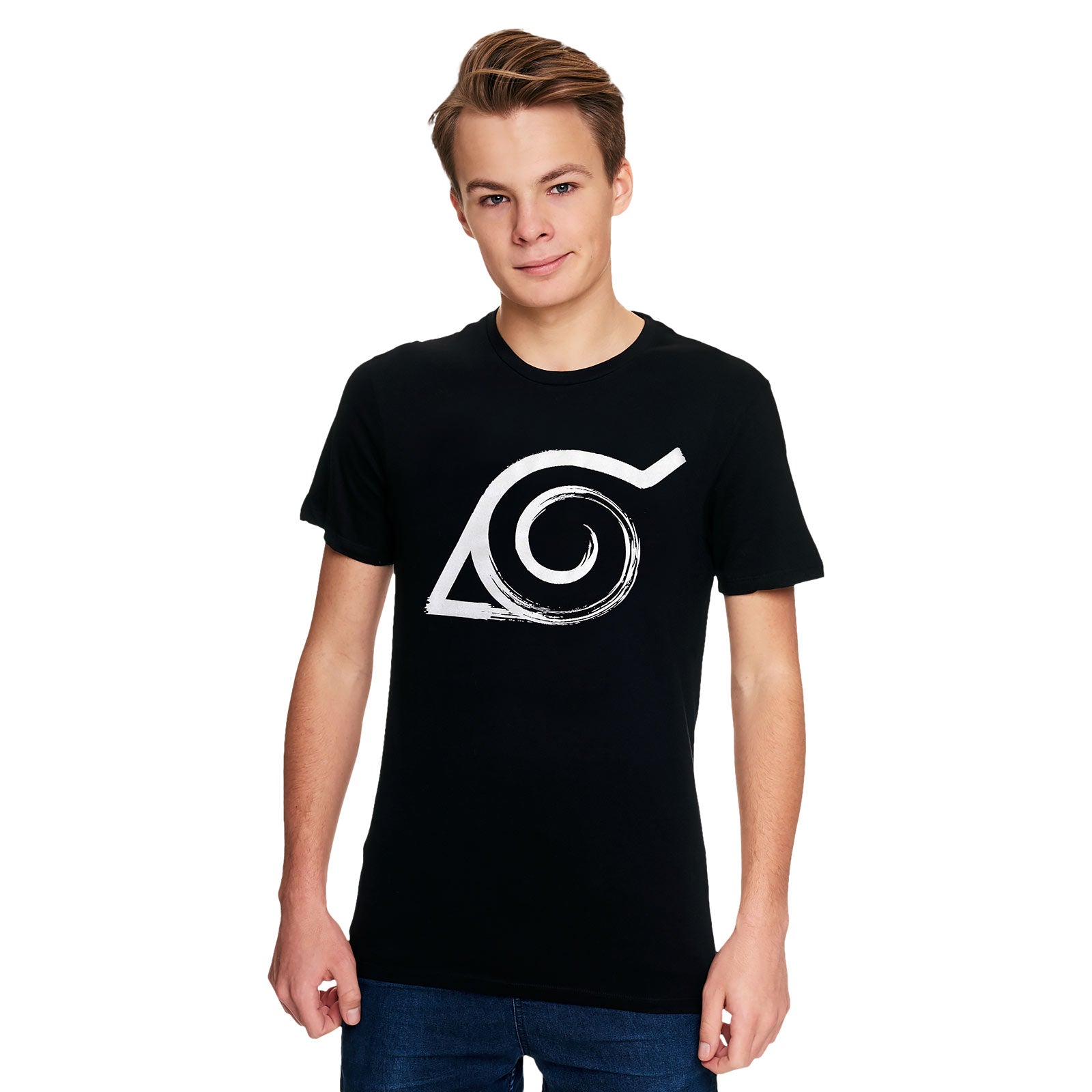 Naruto - Konoha T-Shirt black – Elbenwald