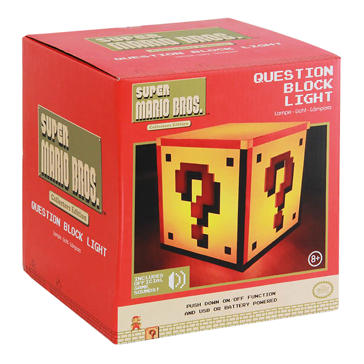 Product image Super Mario - Question Mark Lamp with Sound