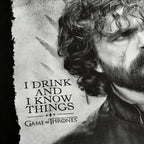 Product image Game of Thrones - Tyrion Drink And Know Things T-Shirt black