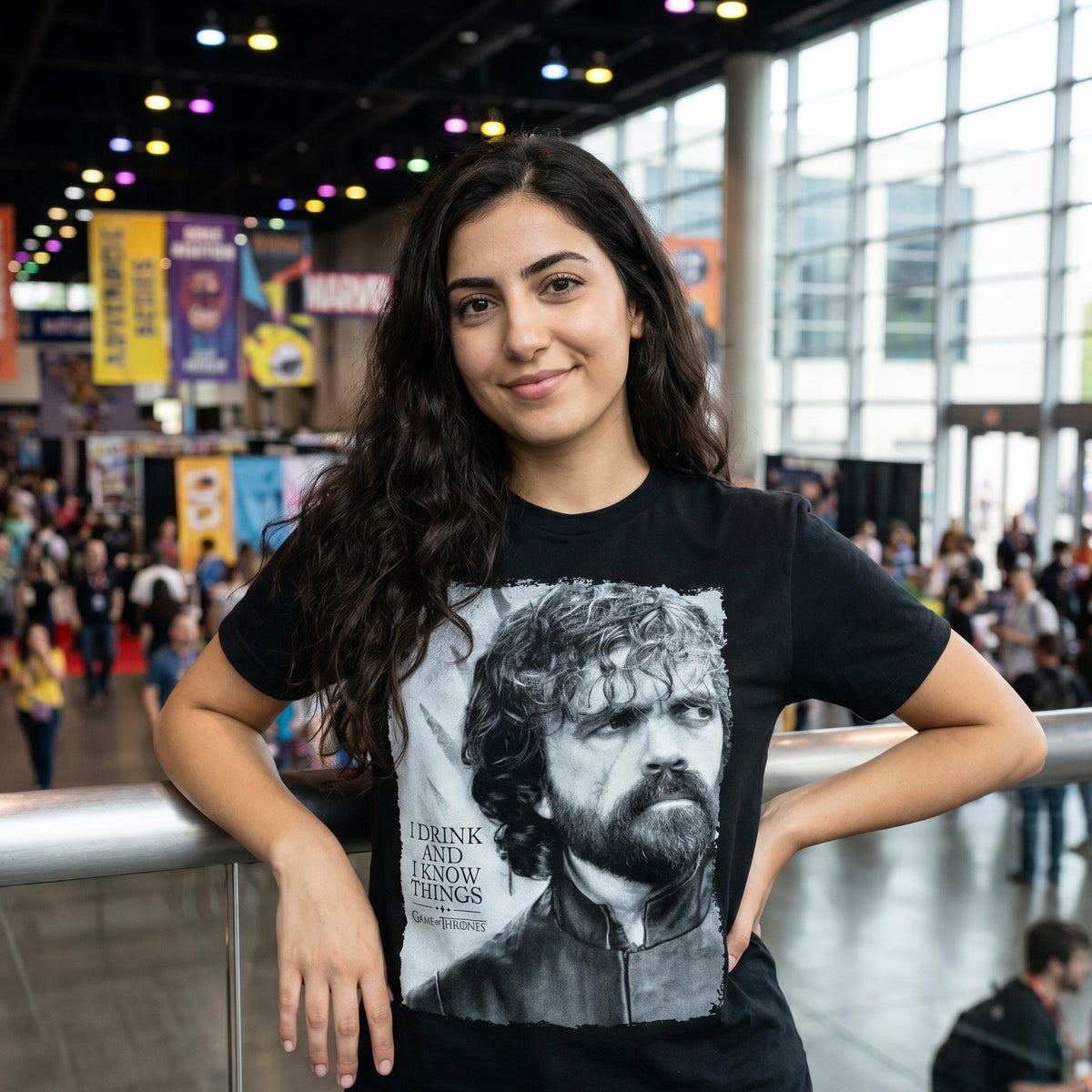 Product image Game of Thrones - Tyrion Drink And Know Things T-Shirt black