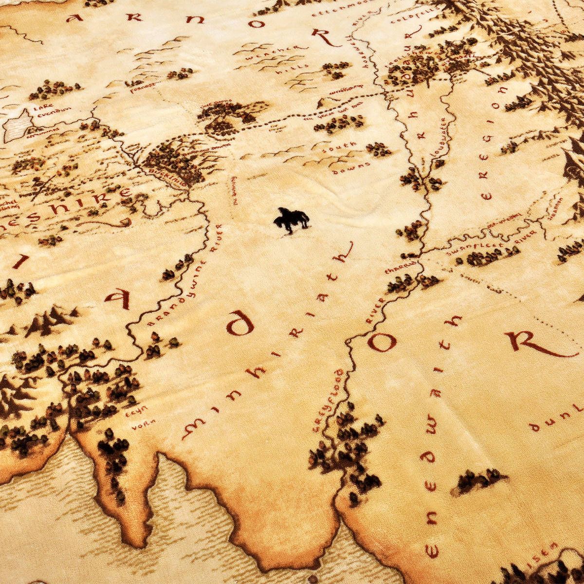 Product image The Lord of the Rings - Middle-earth Map Fleece Blanket