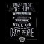 Product image Supernatural - Crazy People Girlie Shirt black
