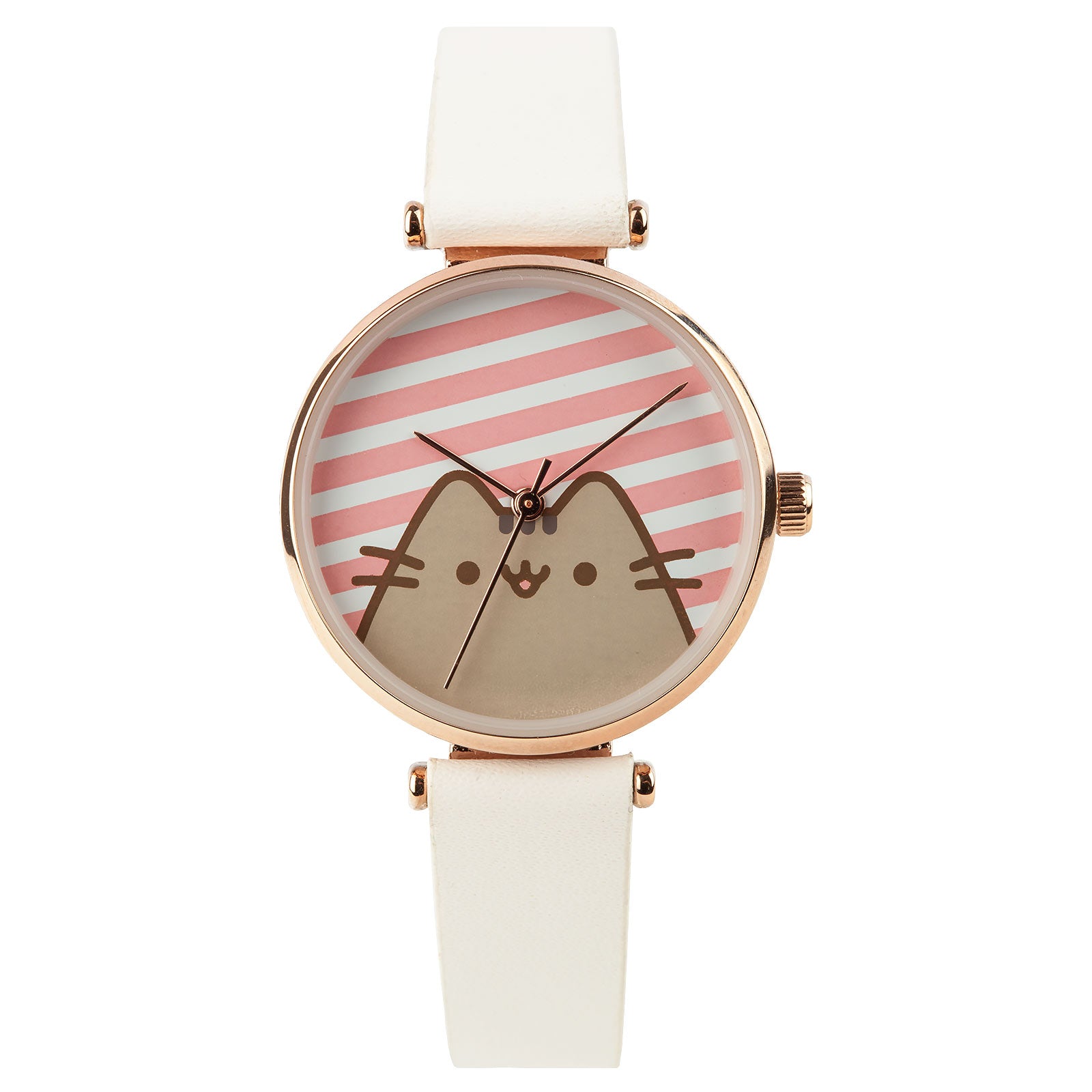 Pusheen 腕時計 Pusheen - Stripes watch white – Elbenwald