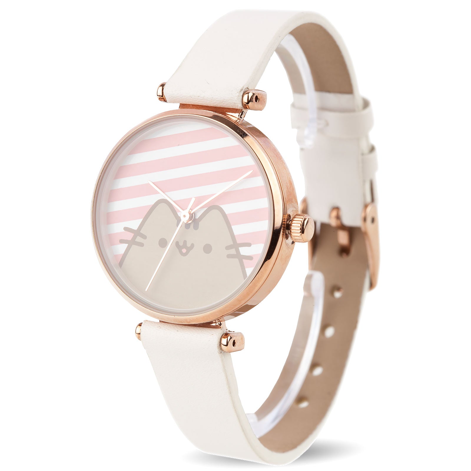 Pusheen - Stripes watch white – Elbenwald