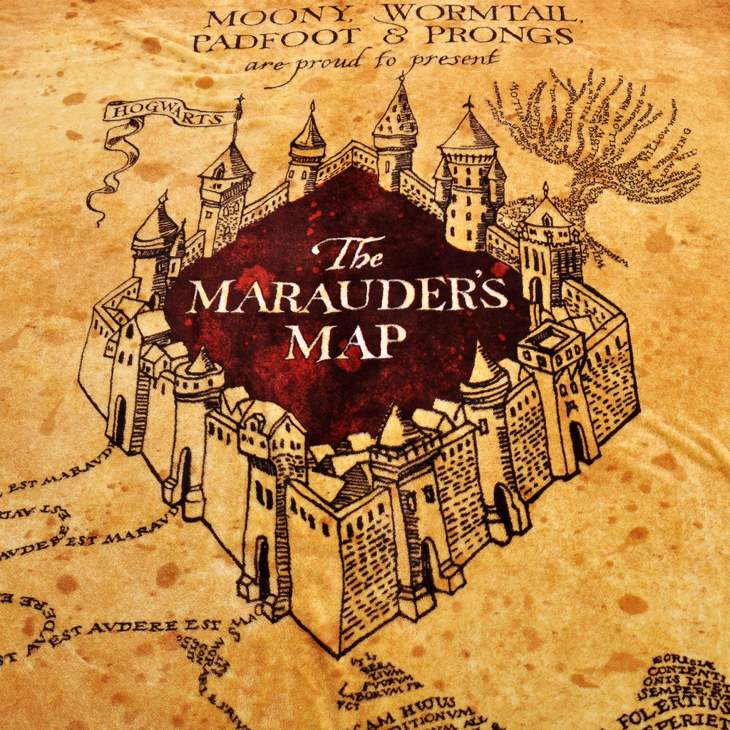 Product image Harry Potter - Marauders Map Fluffy Blanket
